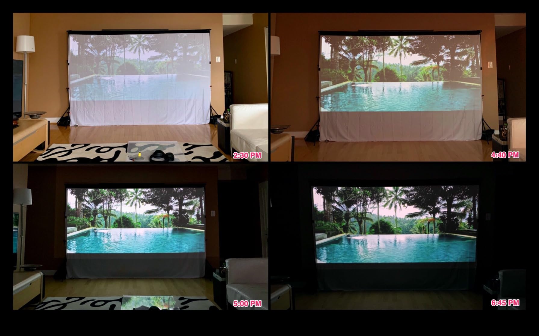 NEBULA Mars 3 Outdoor Portable Projector, 1000 ANSI Lumens, AI-Powered Image, Built-In Battery with 5 Hour Playtime, Android TV, 200 Inch Home Theater, for Backyard, Office and Business, and Camping customer photo 2