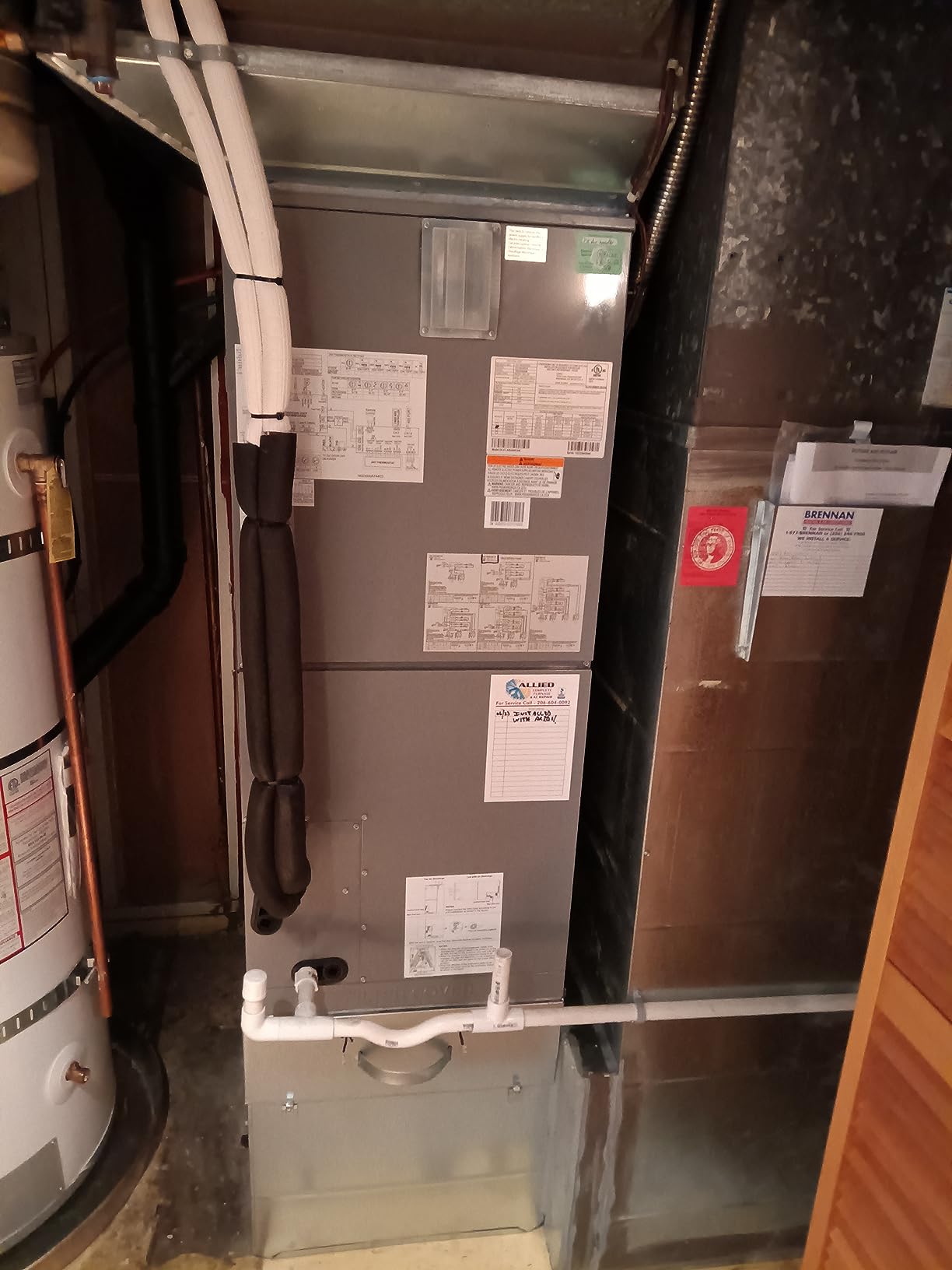 Senville 3 Ton Central Air Conditioner Heat Pump Split System, 36,000 BTU, Inverter, Variable Speed, 10KW AUX, 208/230V customer photo 1