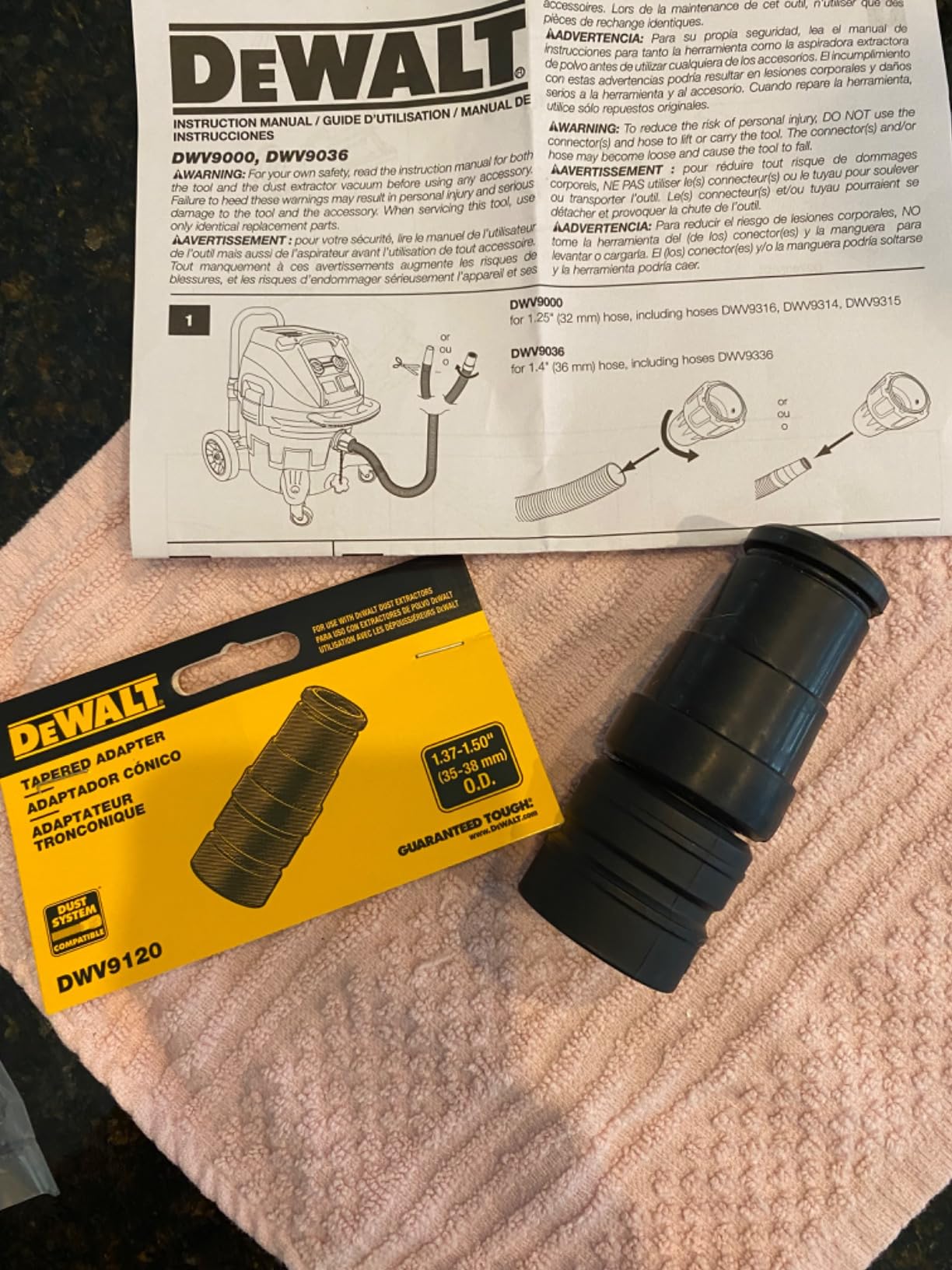 DeWalt 10 Gal. Dust Extractor with Automatic Filter Clean, Corded (DWV015) customer photo 1