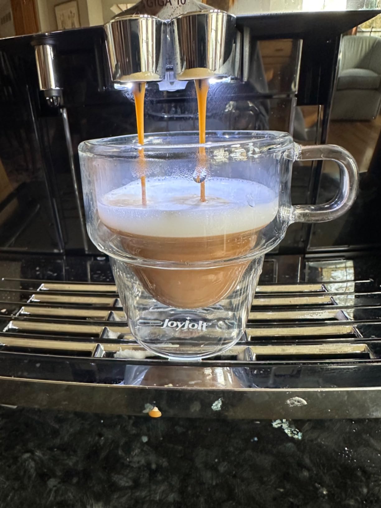 Jura GIGA 10 Diamond Black Automatic Espresso Machine customer photo 1