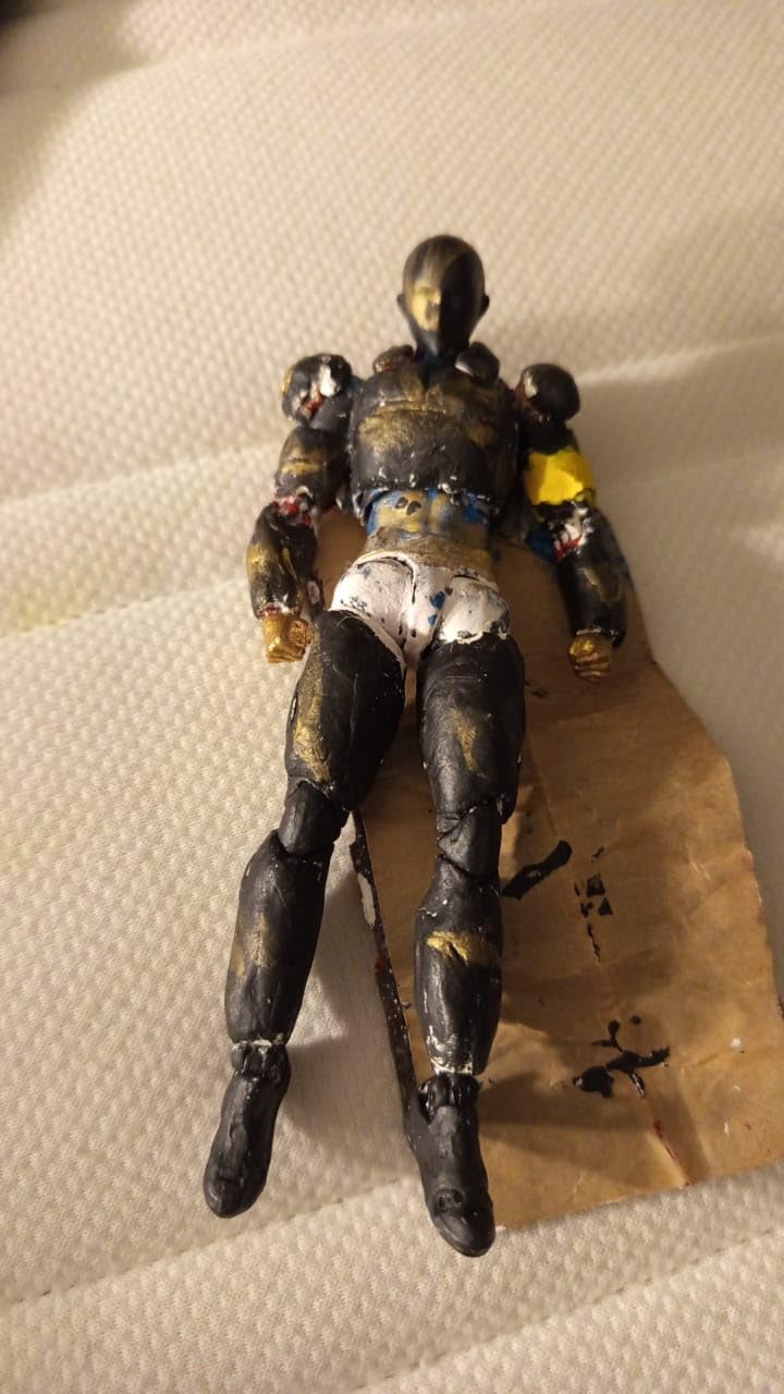 AXITWXIT Action Figures Body-Kun DX & Body-Chan DX PVC Figure Model Drawing for S H Figuarts with Box for Artists (Gray, Female) customer photo 2