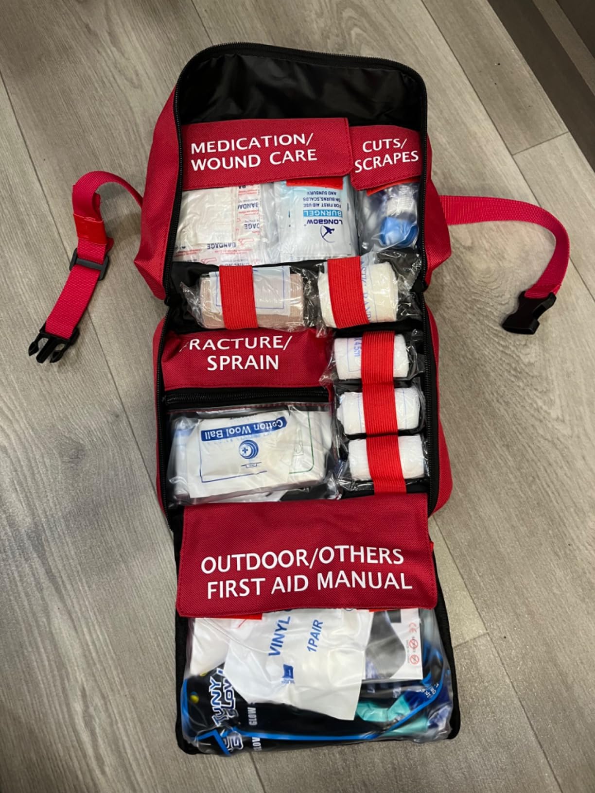 346-Piece First Aid Kit with Tourniquet & Steri-Strips - Physician-Designed Emergency & Trauma Supplies, Waterproof Survival Bag for Home, Car, Travel & Outdoor customer photo 1
