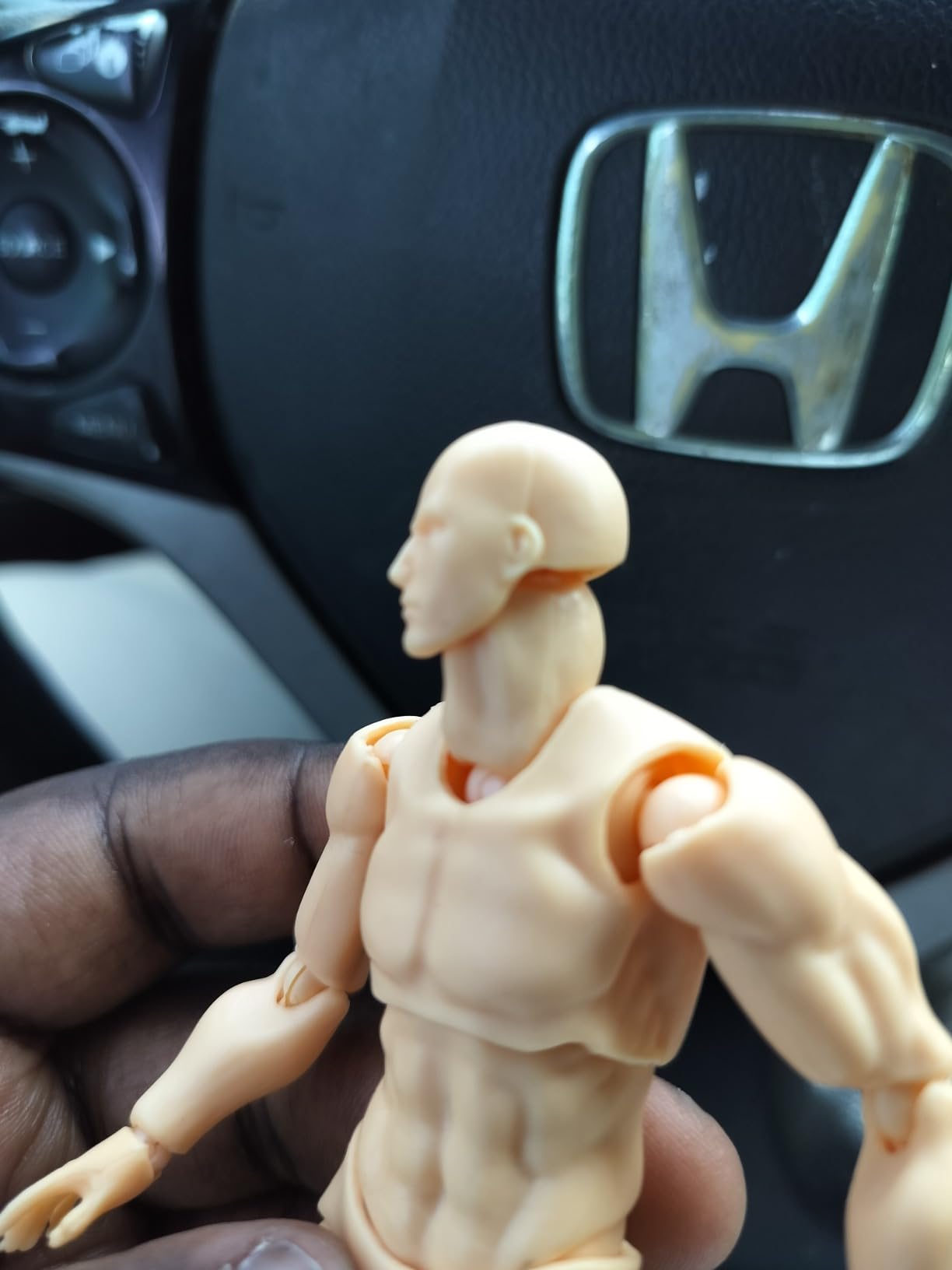 HEEPDD Drawing Model Figure, PVC Jointed Mannequin, Female Woman Action Figure with Poseable Joints, Display Base, Art Reference customer photo 1