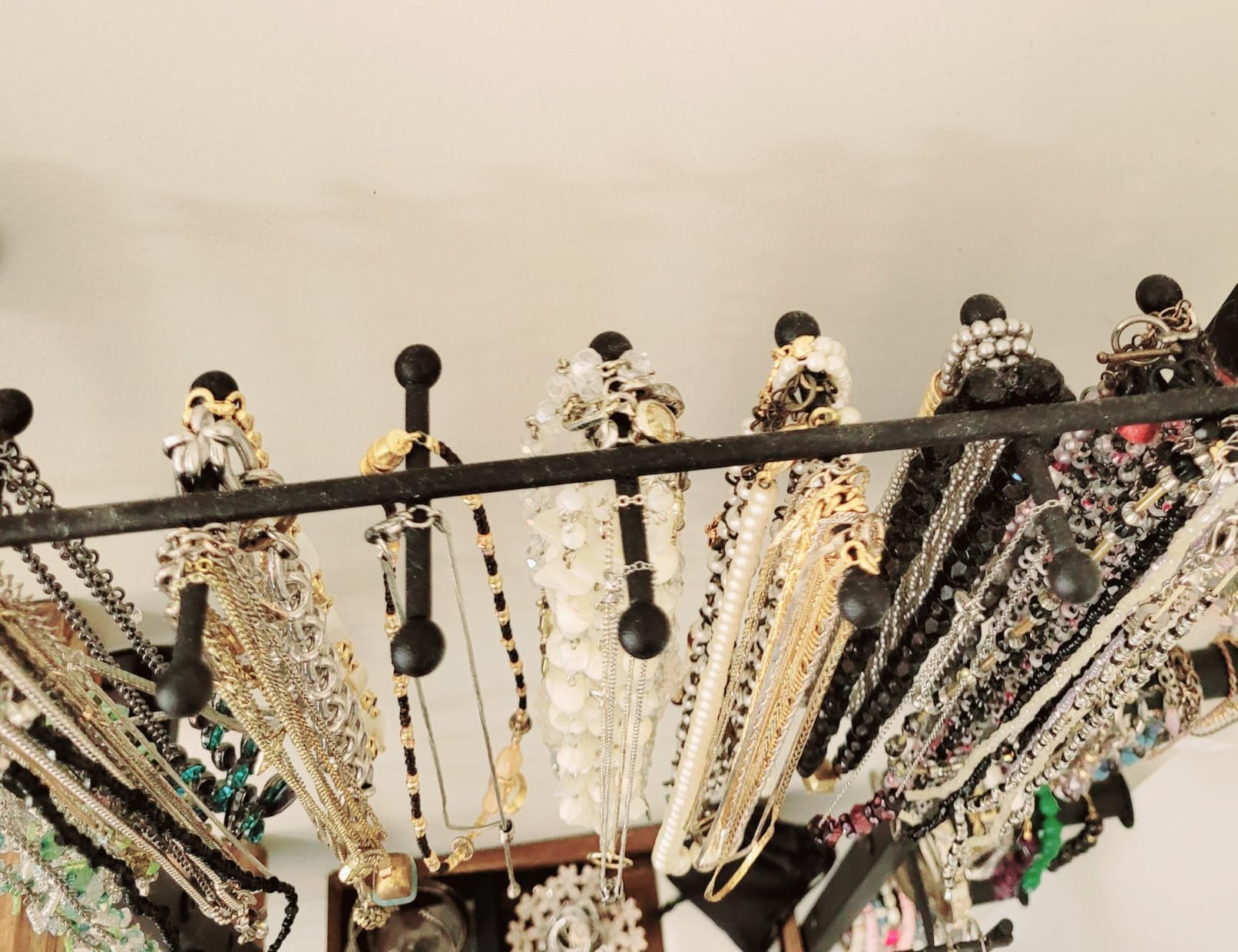 Keebofly Large Jewelry Organizer - Big Wall Mount Hanging Jewelry Holder Display for Earrings, Rings, Necklaces, Bracelets, Makeup, Perfume & Watches customer photo 1