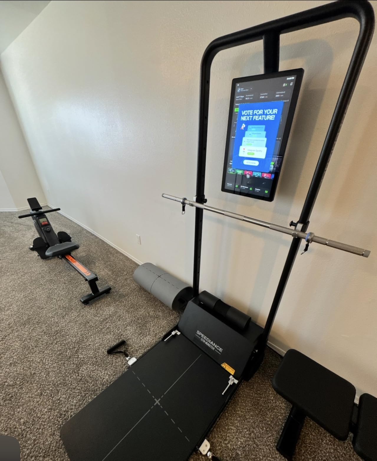 Speediance Gym Monster Smart Home Gym, Multifunctional Strength Training Machine, Smith Machine Power Cage Workout Station, Squat Rack Cable Machine, Full Body Fitness Equipment for Home Workout customer photo 2