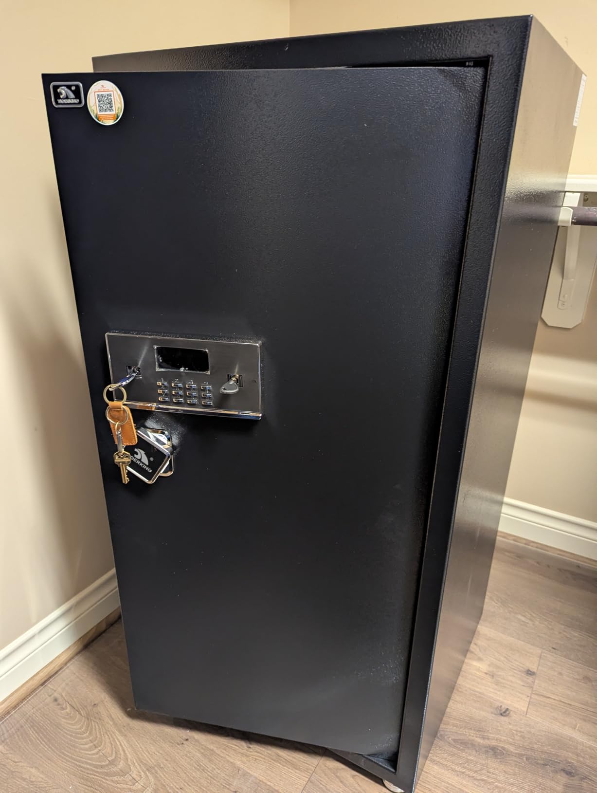 Extra Large Safe - TIGERKING 17.6 Cubic Feet Big Safes Box with Double Safety Key Lock & Separate Lock Box. Heavy Duty Large Home Safe wth 3 Removable Shelves, Perfect for Home, Hotel, Office, Garage customer photo 1