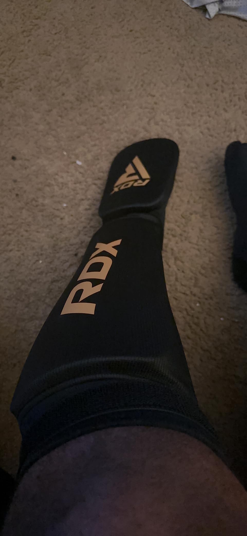 RDX Shin Guards Kickboxing Muay Thai, SATRA Approved, MMA Leg Instep Protection Pads customer photo 1