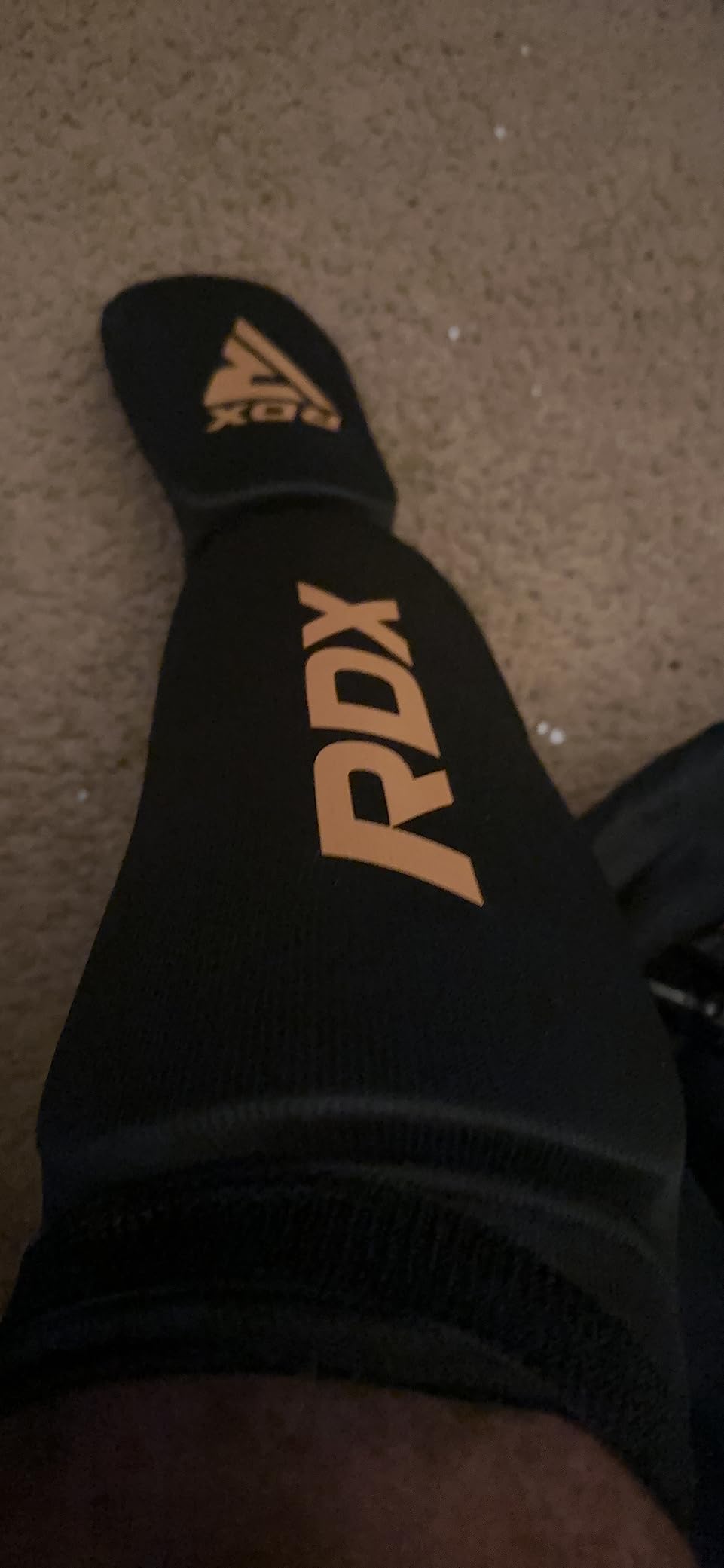 RDX Shin Guards Kickboxing Muay Thai, SATRA Approved, MMA Leg Instep Protection Pads customer photo 2
