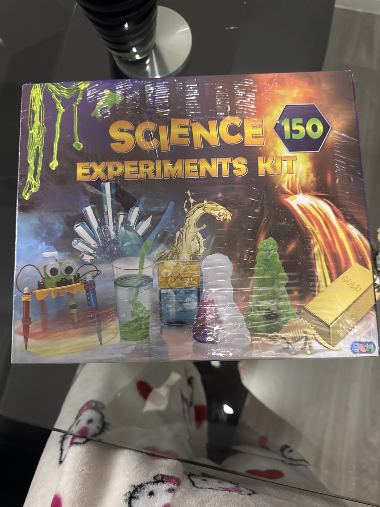 UNGLINGA 150 Experiments Science Kits for Kids, S.T.E.M Educational Project Toys for Boys Girls Birthday Gifts Ideas, Volcano, Chemistry Lab Tools Scientist Set customer photo 1