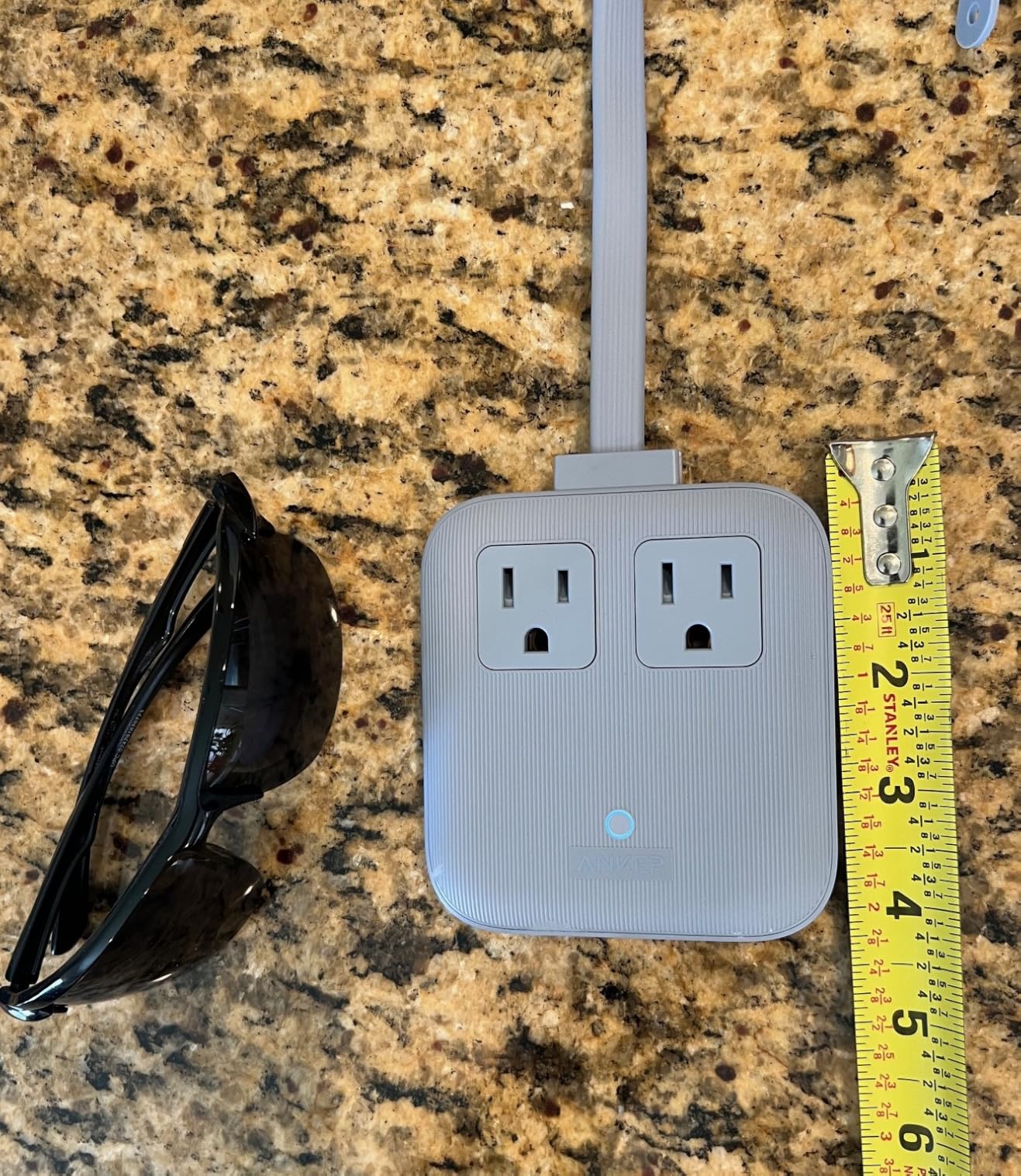 Anker Travel Power Strip, Anker Nano 67W Max 6-in-1 USB C Charger, 2 AC, 2 USB A and 2 USB C, 5ft Flat Plug customer photo 2