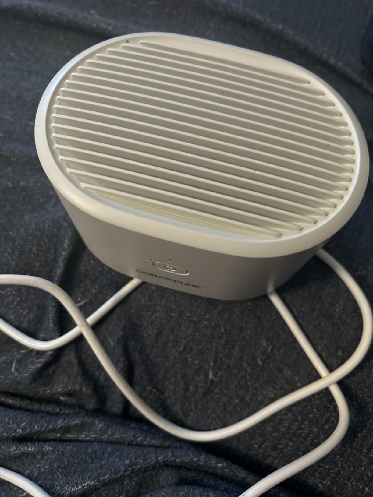 Conair Portable Small Air Purifier, Rechargeable Corded/Cordless, HEPA Air Filter, Allergy Relief, Dust, Pollen, Odor Control, Bedroom, Dorm Room, Small Room customer photo 1