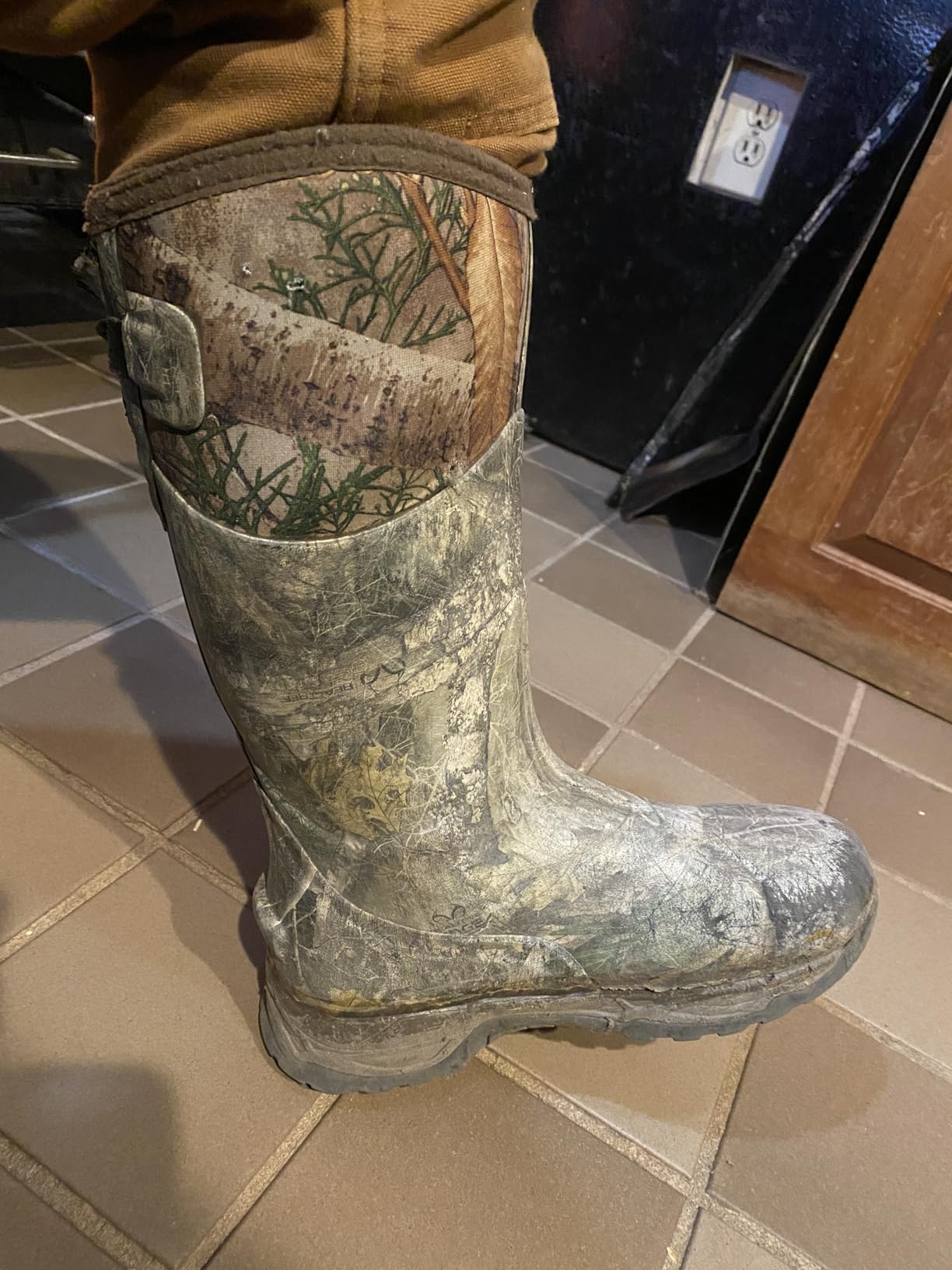 Rubber Hunting Boots, Waterproof Insulated Next Camo G2 Warm Rubber Boots with 7mm Neoprene, Sturdy Outdoor Hunting Boots for Men (800g Insulated & Standard, Size 6-14) customer photo 2