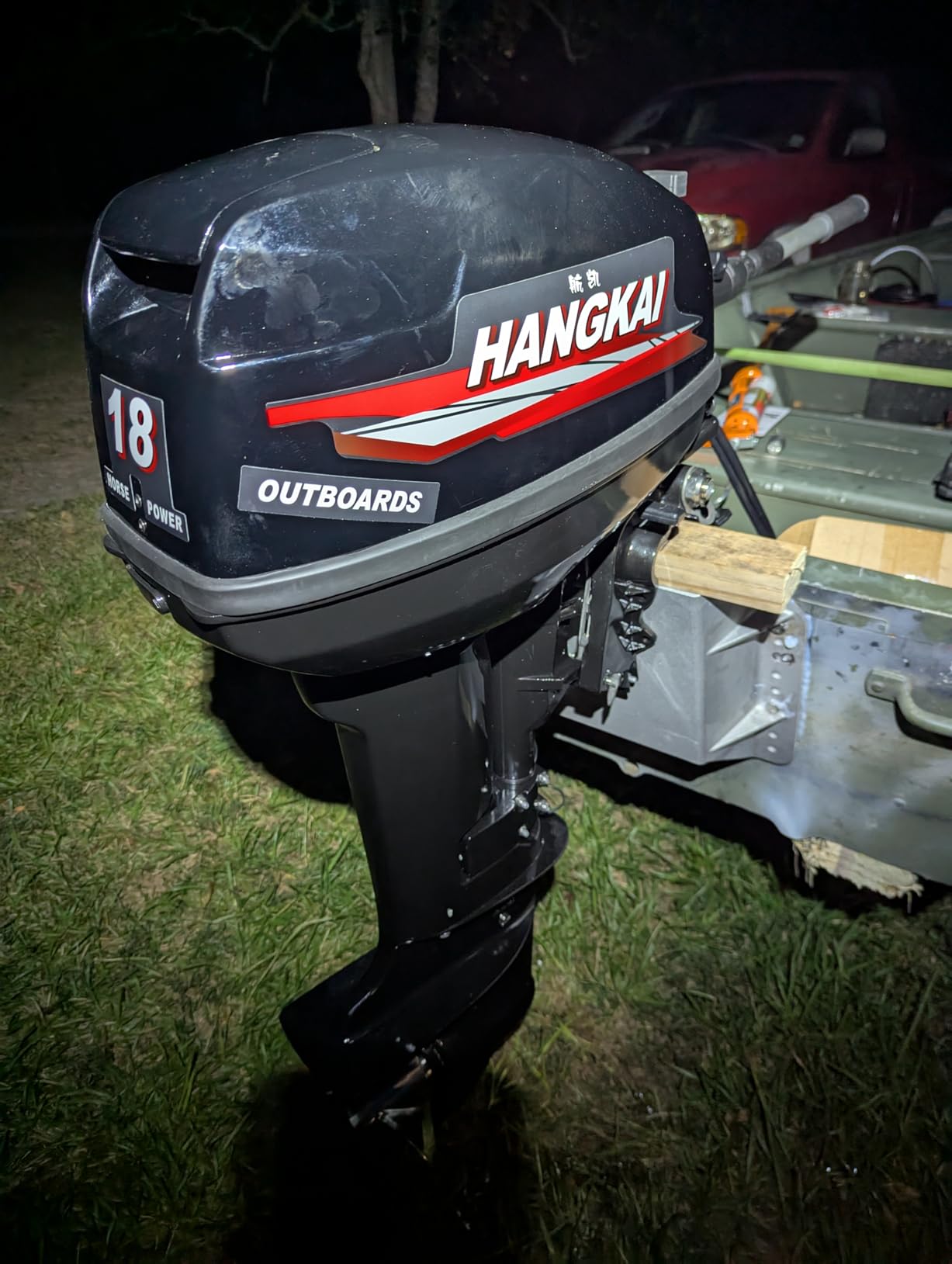 4-Stroke 9HP Outboard Motor, 225CC Heavy Duty Outboard Motor Fishing Boat Marine Engine for Fishing Aquaculture Outdoor Adventure with Air Cooling System customer photo 1
