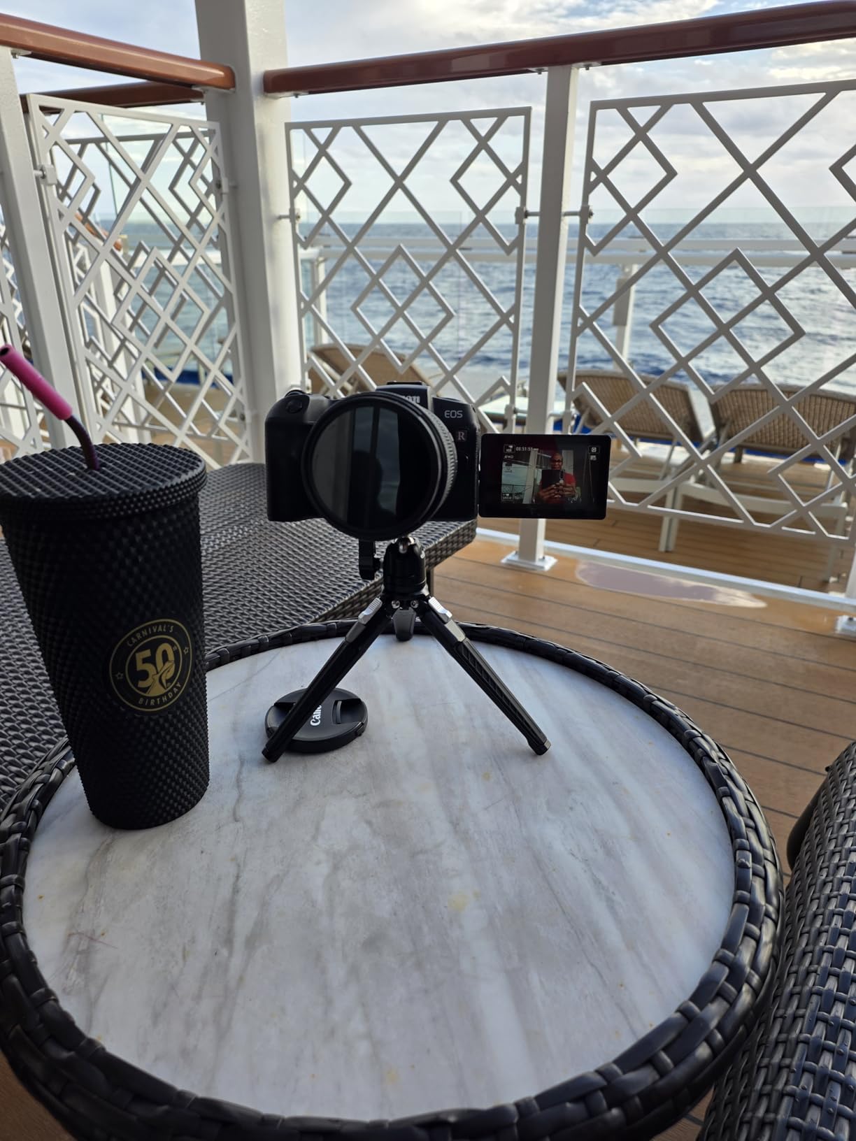 NEEWER Mini Metal Table Tripod with 360° Ball Head, Supports Vertical Recording and Handle, Portable Travel Tripod with 1/4 Inch Screw for Camera Mobile Phone Action Cam, Max. Load 3 kg, TP29 customer photo 1