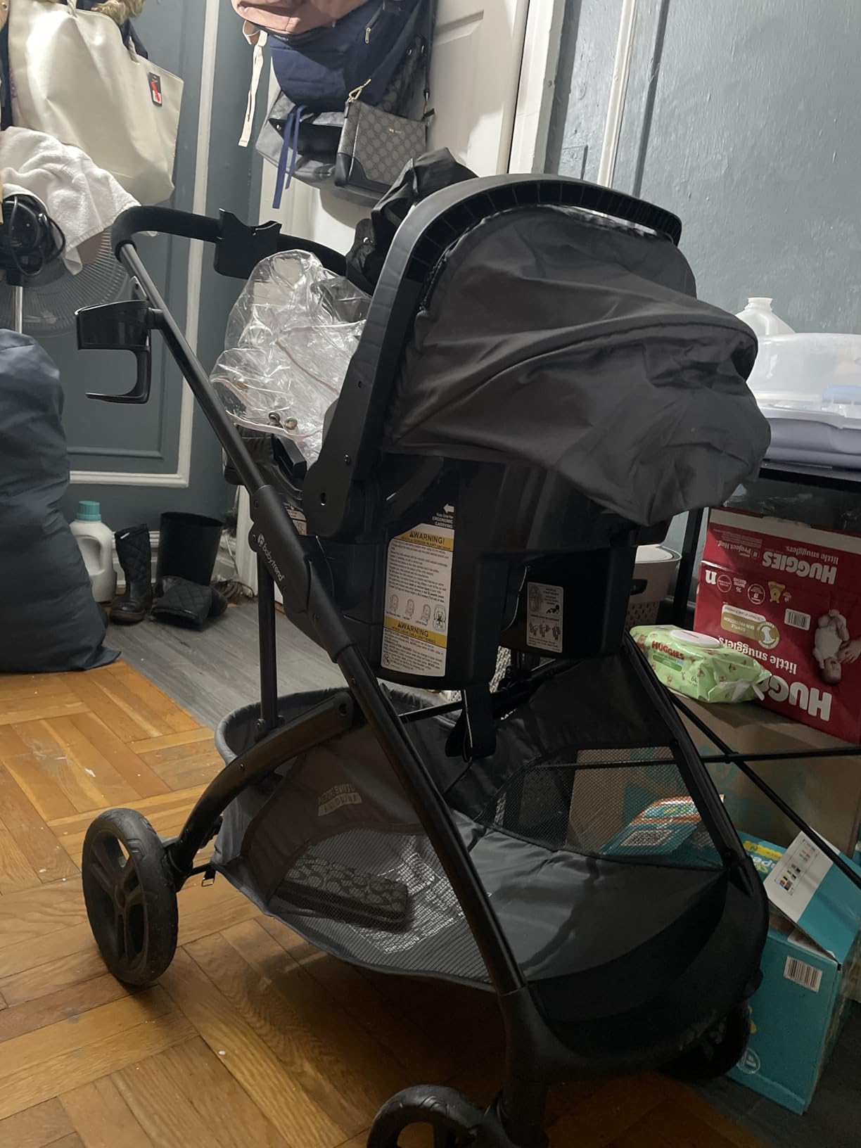 Baby Trend Passport Switch 6-in-1 Modular Stroller Travel System with EZ-Lift Plus Infant Car Seat, Dash Black customer photo 1