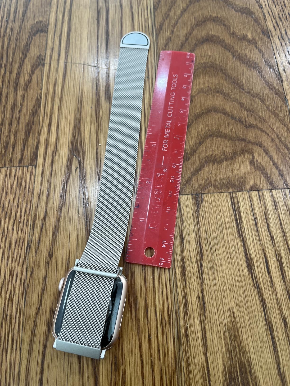 Original Stainless Steel Milanese Loop Compatible with Apple Watch Band 38mm 40mm 41mm 42mm 44mm 45mm 49mm, Magnetic Clasp Replacement Band for iwatch Series 9, Ultra 2/Ultra, SE/SE 2nd Generation, 8 7 6 5 4 3 2 1, Women & Men Watch Bands for iWatch customer photo 1