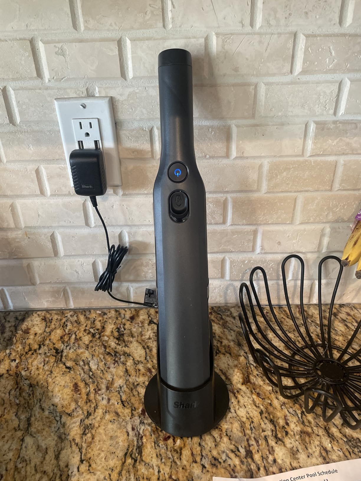 Shark WANDVAC Cordless Hand Vac, Lightweight, Versatile and Portable at 1.4 lbs., Powerful Suction for Pet Hair, Charging Dock, One-Touch Empty for Car & Home, Duster Crevice Tool, Black, WV201BK customer photo 2