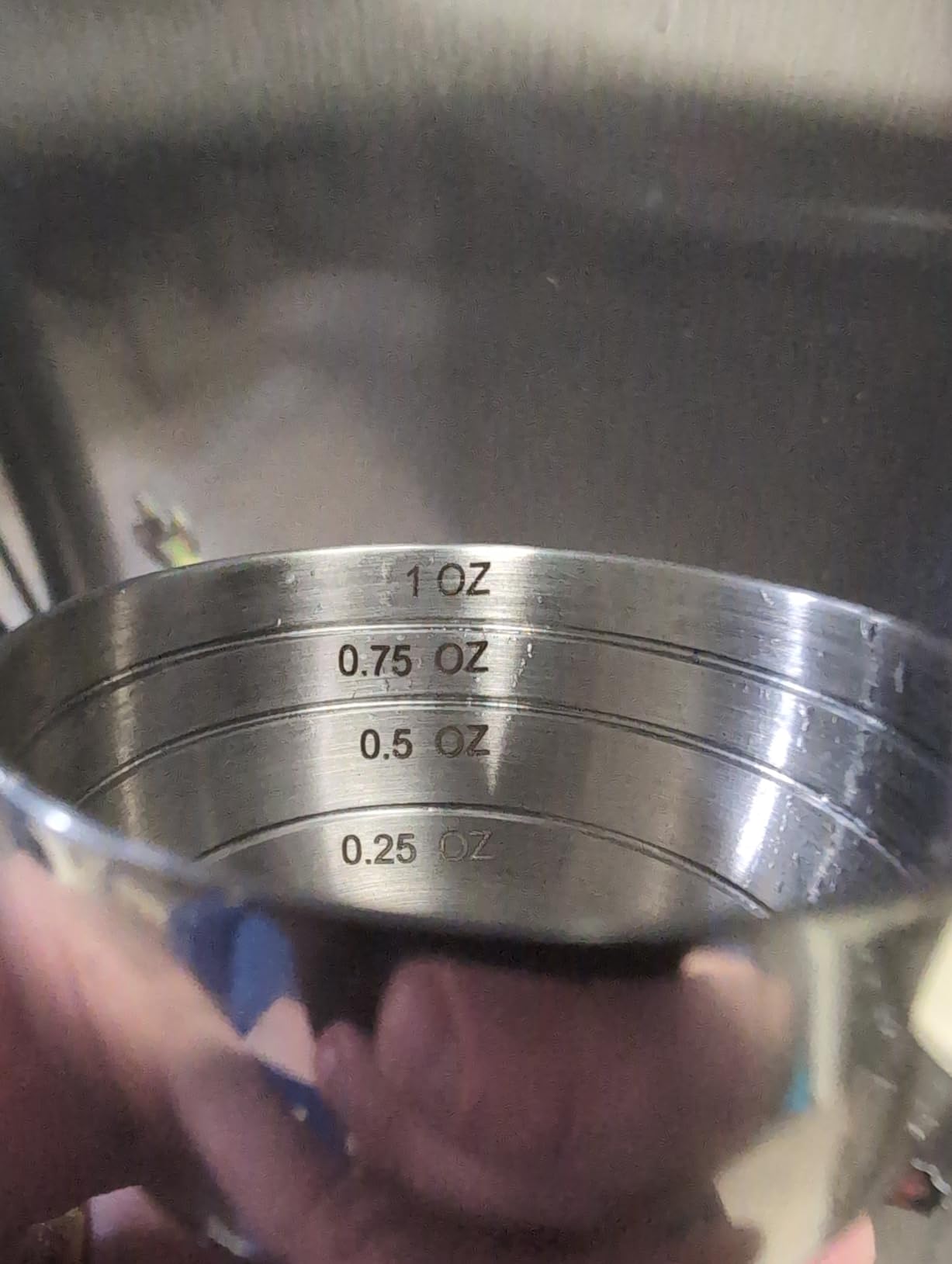 Cocktail Measuring Jigger, Shot Measure Double Jigger with Measurements inside, Bar Jigger Liquor Alcohol Measuring, Bell Jigger for Bartending customer photo 1