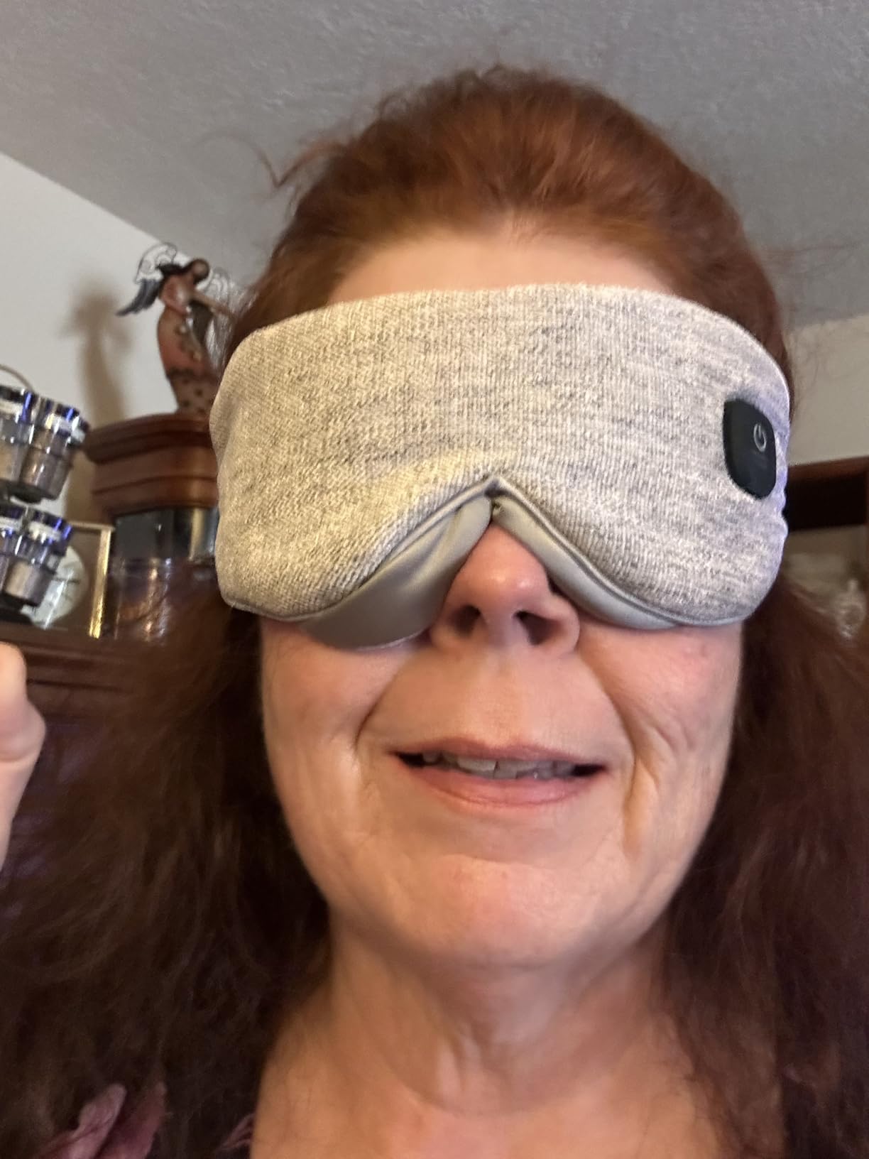 Hydrating Sleep Mask for Dry Eye Relief - Moisture-Sealing Blackout Eye Mask Protects from Dust & Drafts, Preserves Eye Drops & Ointment, Lightweight (1st Gen) customer photo 2