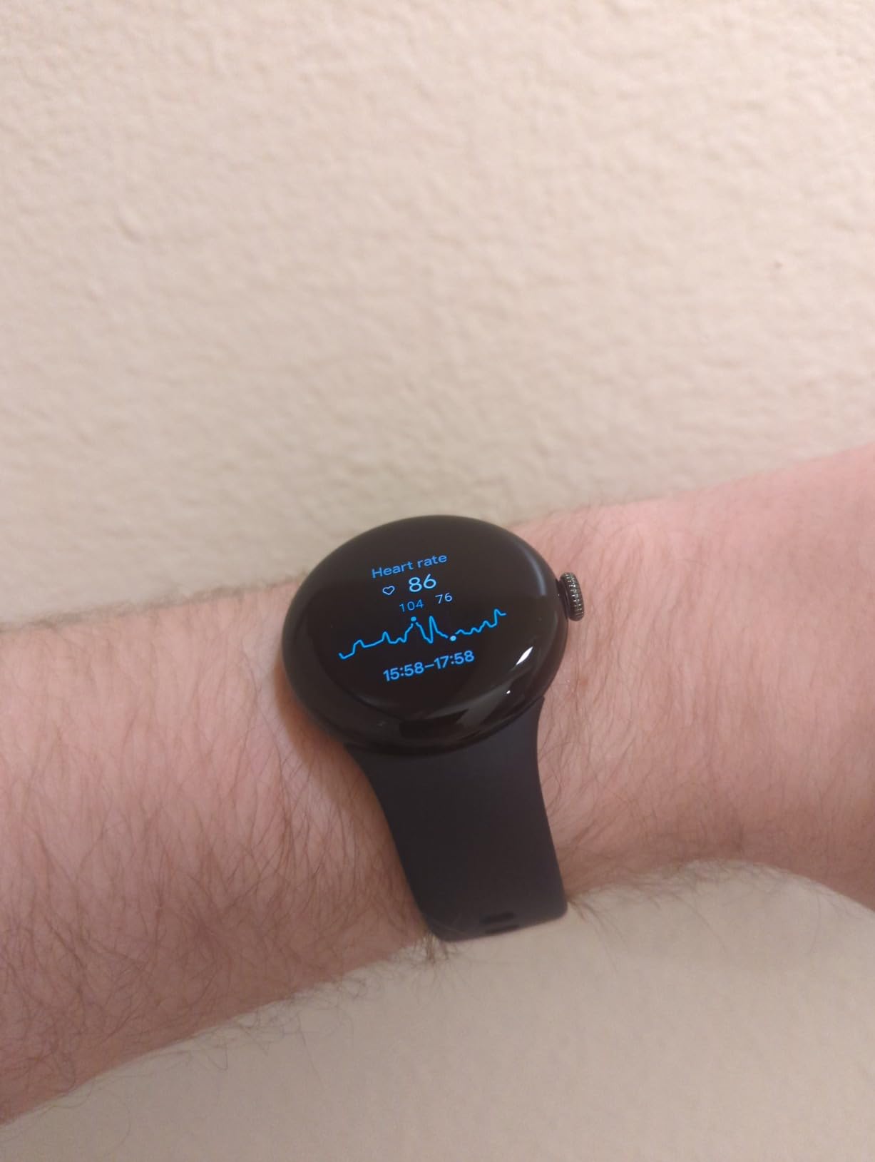Pixel Watch 2 (Previous Model) with the Best of Fitbit - Heart Rate Tracking, Stress Management, Safety Features - Android Smartwatch - Matte Black Aluminum Case - Obsidian Active Band - LTE customer photo 1