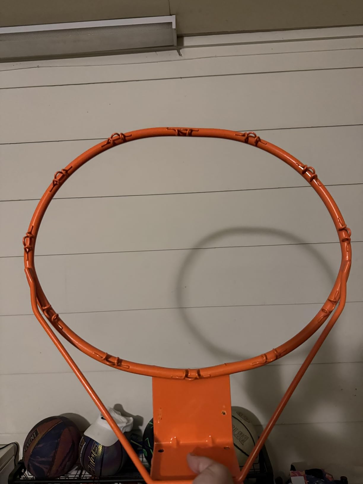 Basketball Hoop Outdoor Protable 44/48 Inch Impact Backboard, 4.8-10FT Height Adjustable Basketball Hoop Goal System with Wheels for Adults customer photo 2