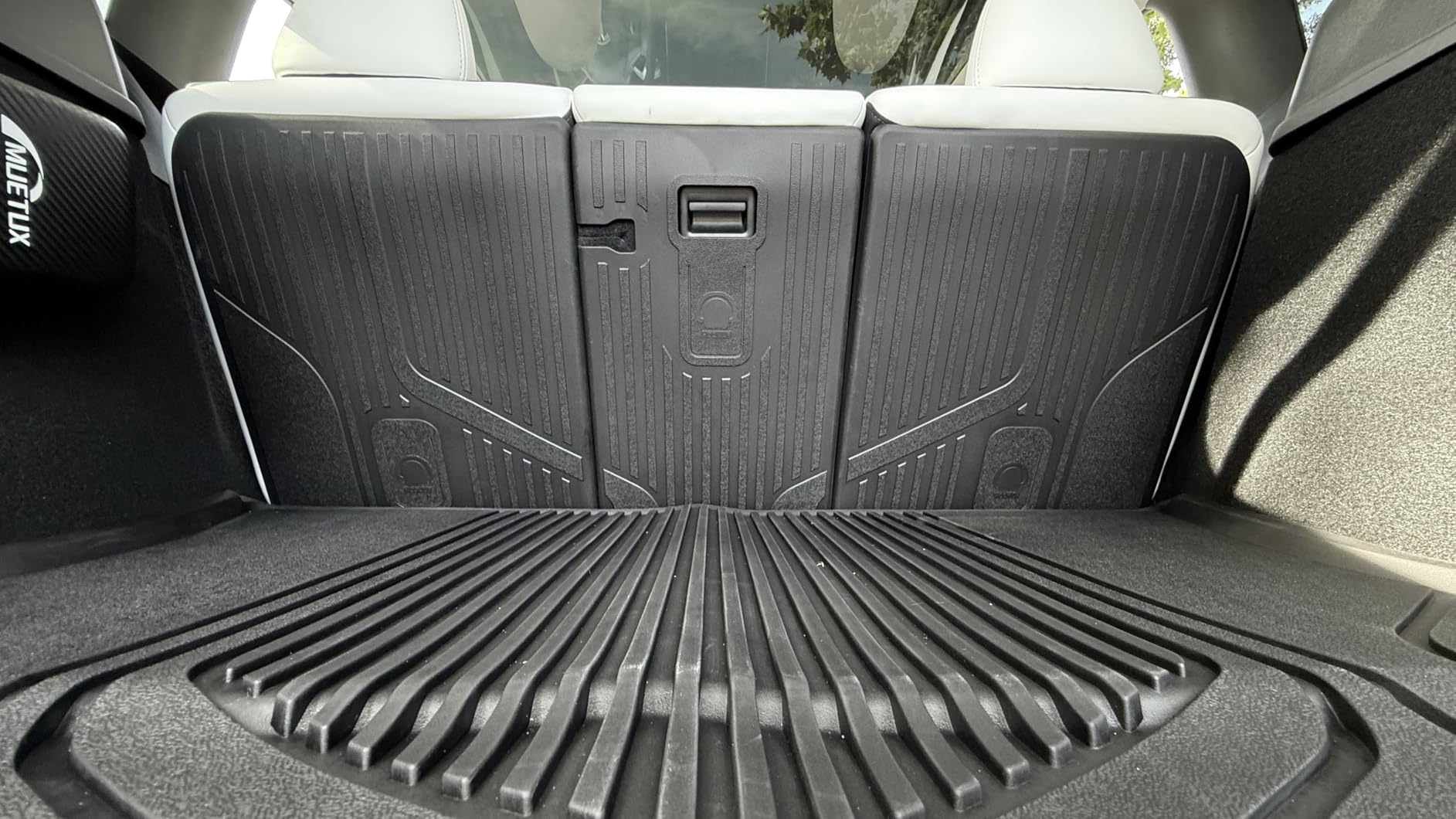 LASFIT Premium Extra Thick Trunk Mats for Tesla Model S & Model S Plaid 2025/2024/2023/2022/2021 | TPE All Weather Custom Fit Frunk Car Mat Cargo Liners Set, 3PC Black customer photo 2
