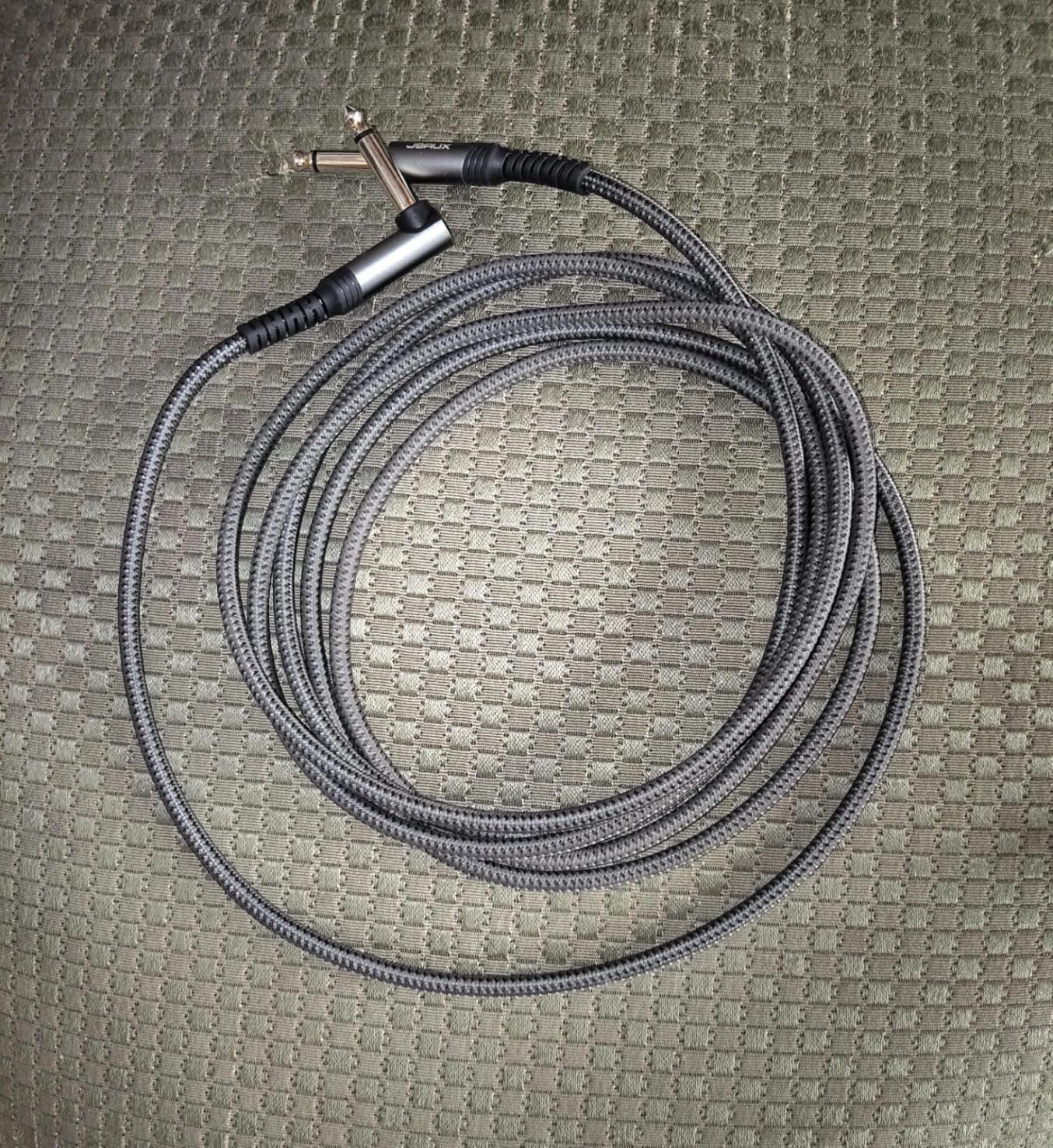 JSAUX Guitar Cable 10 ft, Amp Cord for Electric Guitar/Mandolin/Bass, Pro Audio Instrument Cable with 1/4