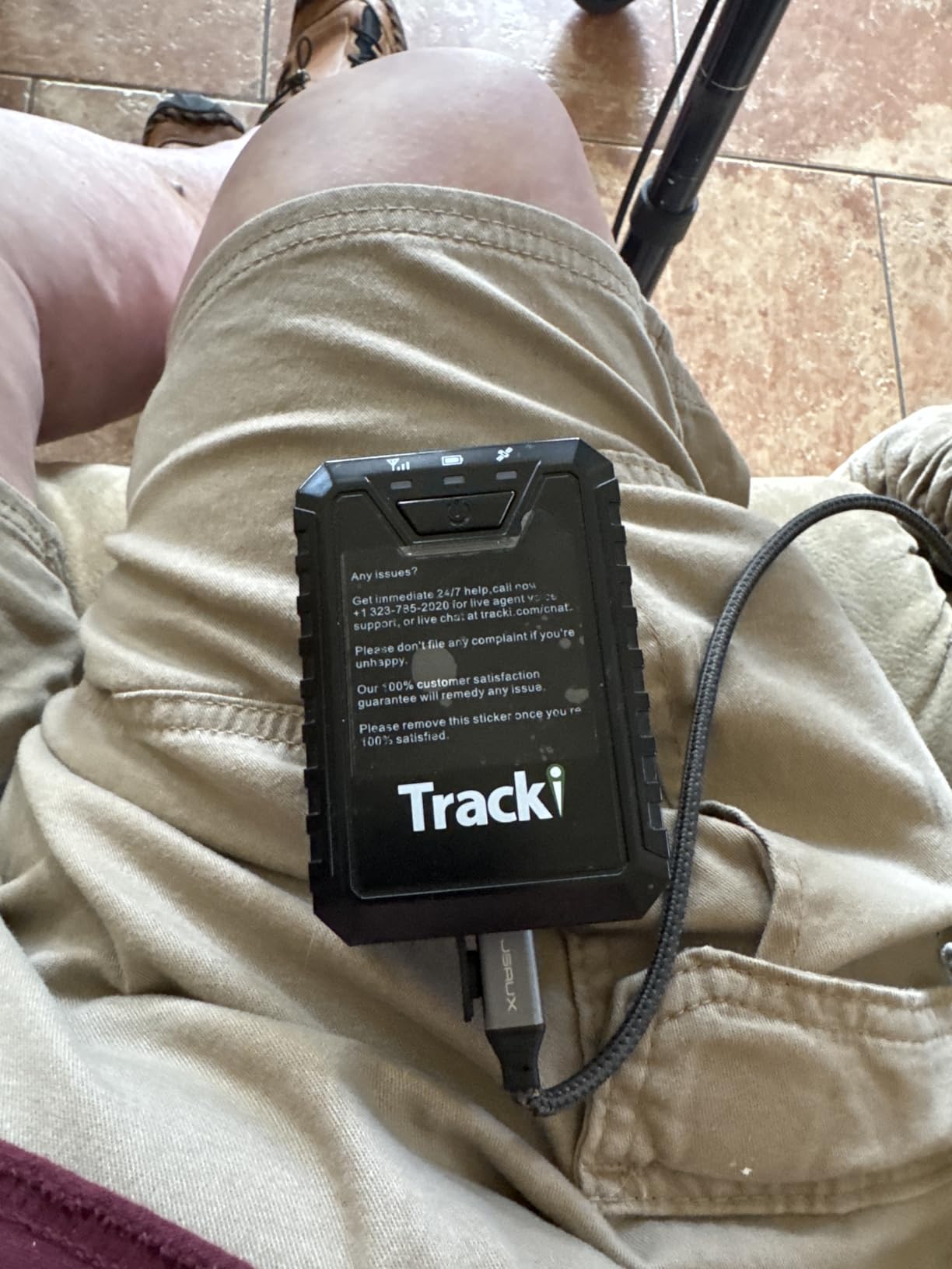 Tracki Pro GPS Tracker for Vehicles, 4G LTE, Long Battery Life customer photo 2