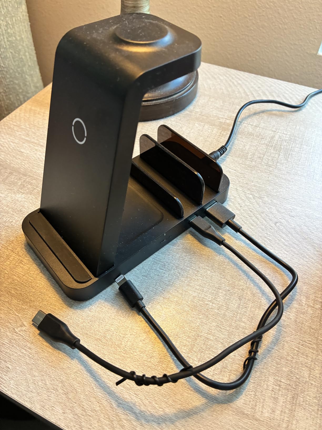 Wireless Charger for iPhone - 5 in 1 Charging Station for Multiple Devices Apple: Wireless Charging Stand Dock for iPhone 17 16e 16 15 14 13 12 Pro Max Apple Watch Airpods customer photo 2