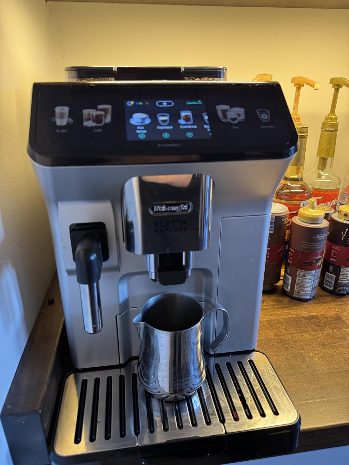 De'Longhi Eletta Explore Espresso Machine with Cold Brew, Hot & Cold Milk Frother - 50+ Recipes, Built in Grinder customer photo 1