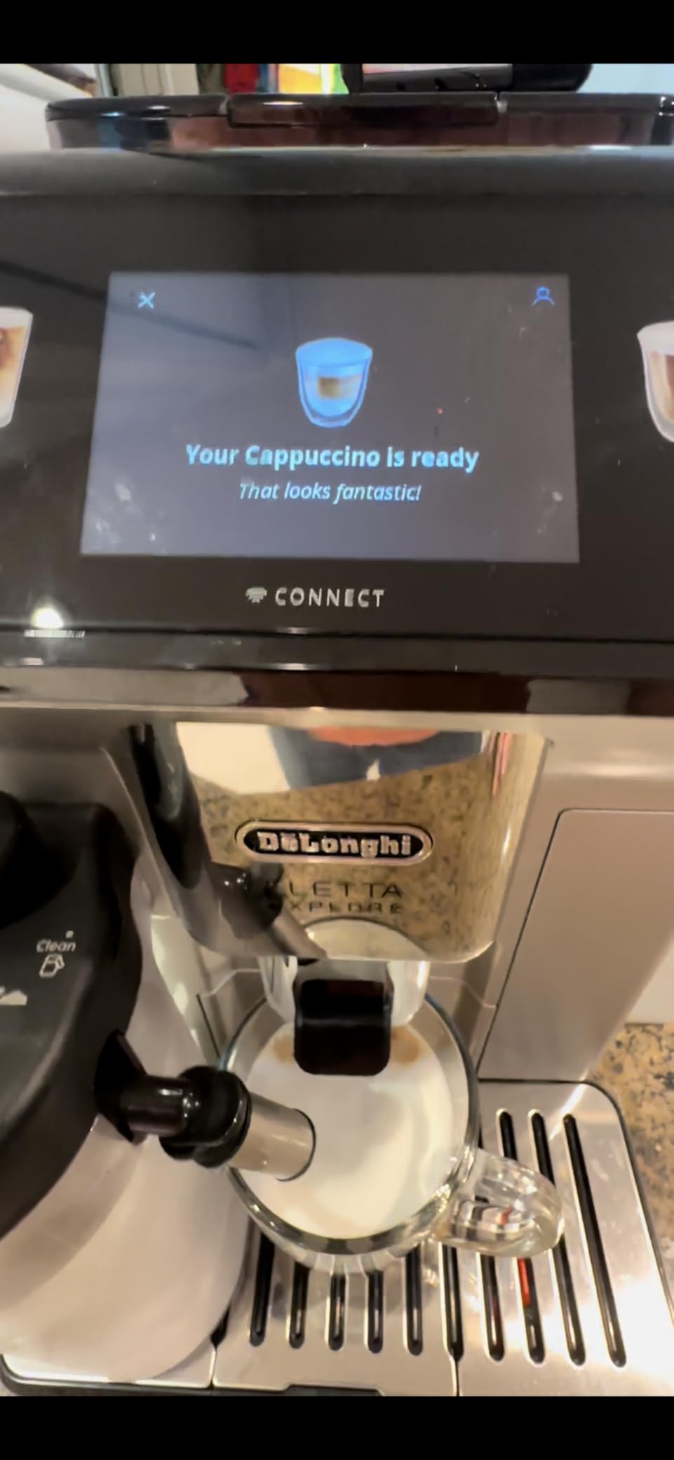 De'Longhi Eletta Explore Espresso Machine with Cold Brew, Hot & Cold Milk Frother - 50+ Recipes, Built in Grinder customer photo 2