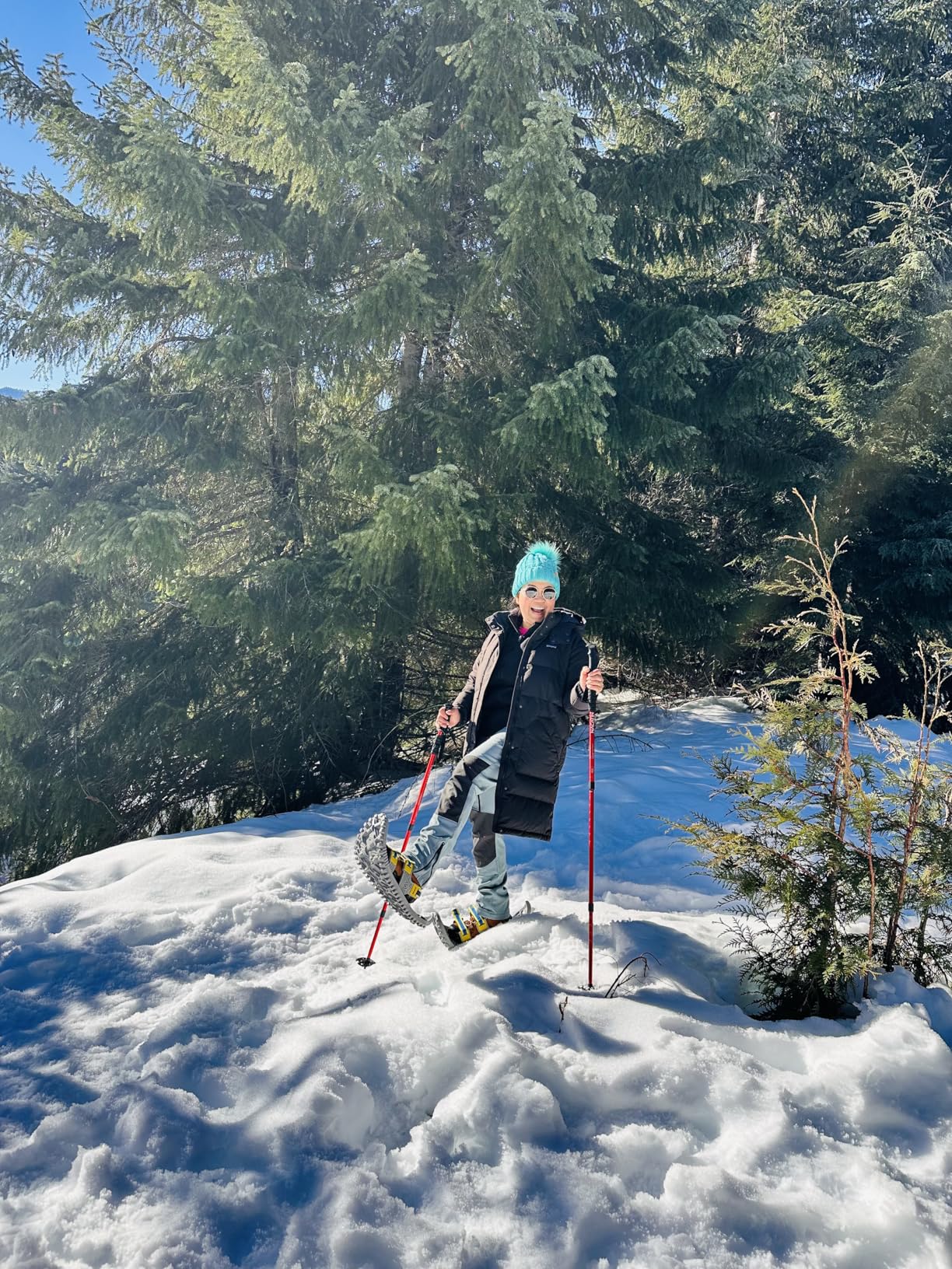 Crescent Moon Snowshoes Eco Eva - Ultralight Foam Snowshoes for Deep Snow Hiking customer photo 1