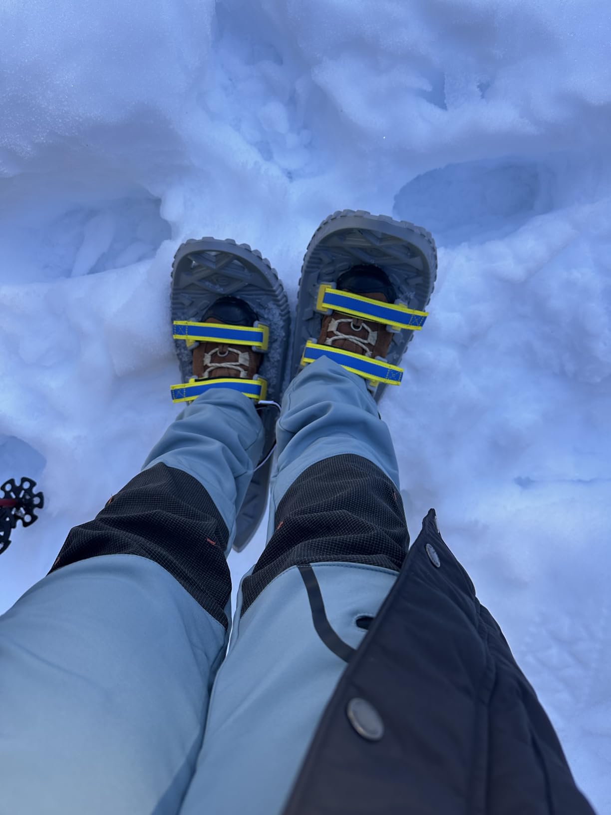 Crescent Moon Snowshoes Eco Eva - Ultralight Foam Snowshoes for Deep Snow Hiking customer photo 2