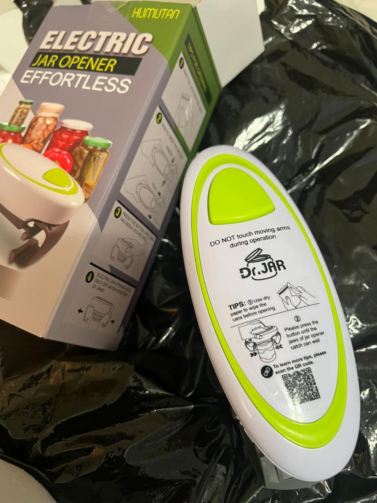 Electric Jar Opener for Weak Hands, Automatic Jar Opener for Seniors with Arthritis, Strong Tough & Easy One Touch Bottle Opener for Arthritic Hands customer photo 1