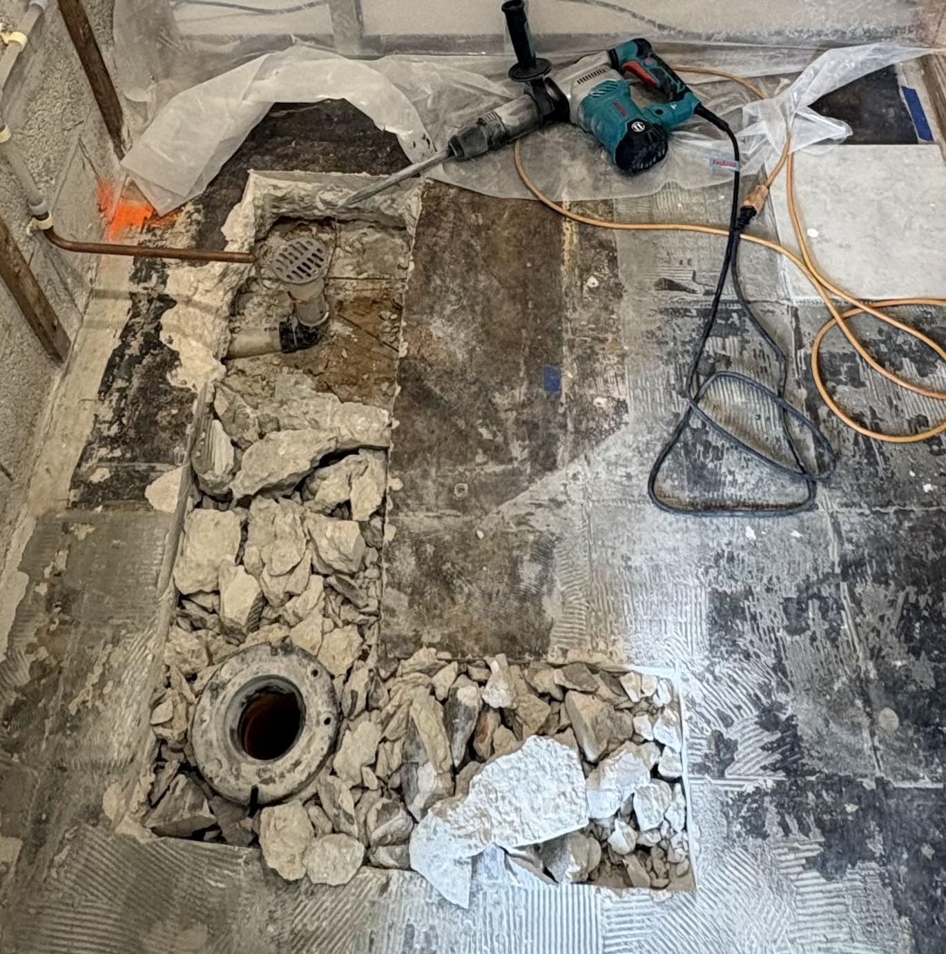 ENEACRO SDS-Max Demolition Jack Hammer for Concrete, Lightweight 11 Amp Electric Demo Chipping Hammer customer photo 1