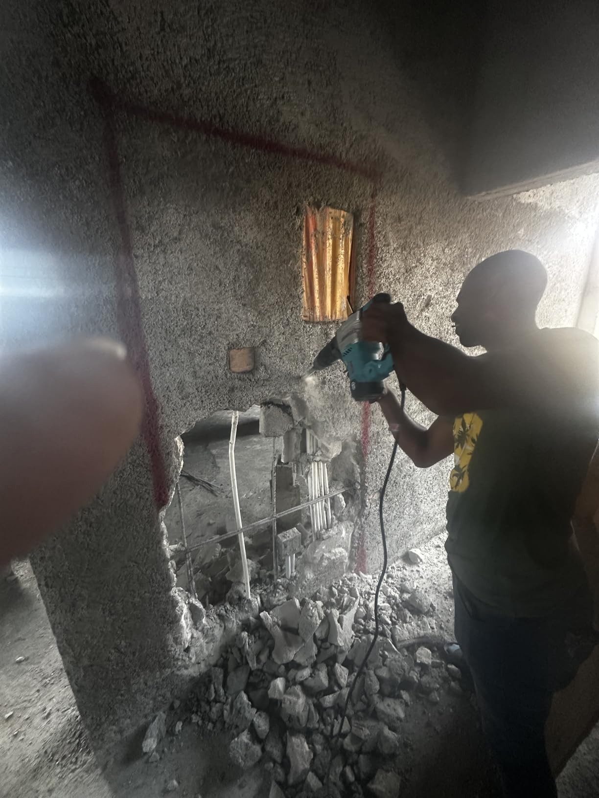 ENEACRO SDS-Max Demolition Jack Hammer for Concrete, Lightweight 11 Amp Electric Demo Chipping Hammer customer photo 2