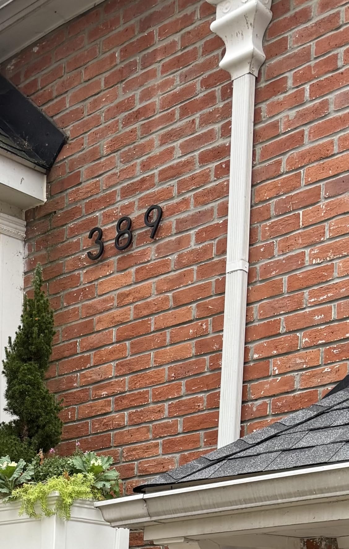 6 Inch Floating House Number Metal Modern Anti-Rust House Address Numbers for Outside with For Mailbox Yard Home Front Door Zinc Alloy Black, 911 Visibility Signage (6) customer photo 1
