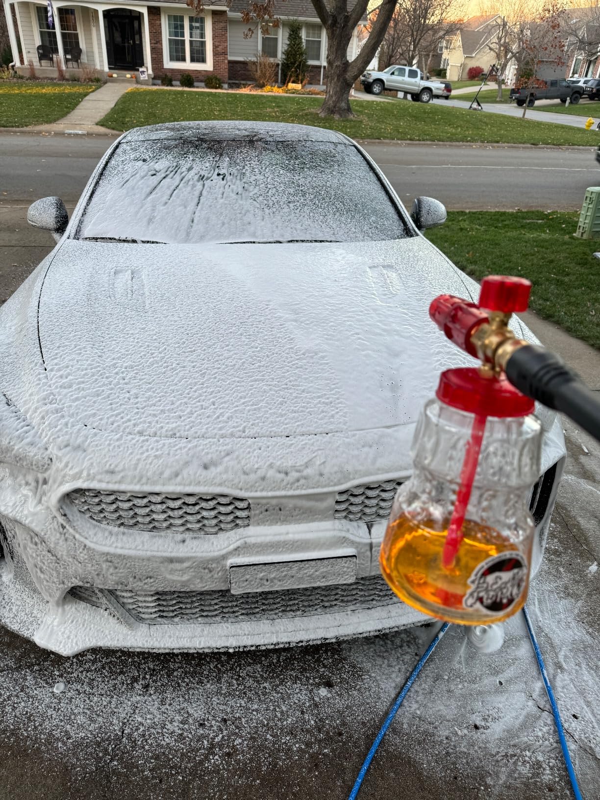 BEAR FORCE Pressure Washer Brass Foam Cannon Foam Generator Snow Foam Lance with 1/4