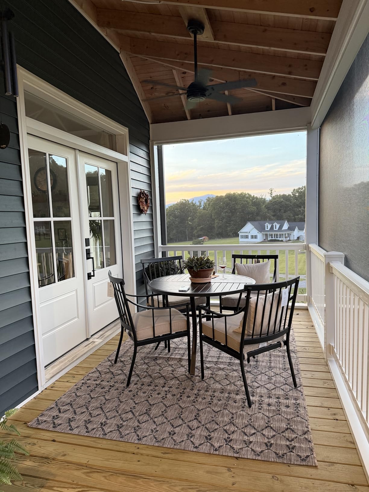 PHI VILLA 9 Pieces Outdoor Dining Set for 8, 60