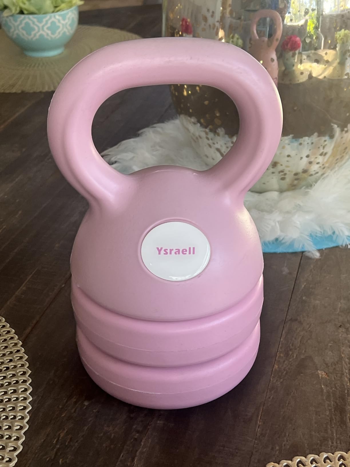 Adjustable Kettlebell Weight Set: 3-in-1 Kettlebells (5lbs 8lbs 12lbs) for Home Gym Full-Body Workout Strength Training Weight Loss | Good for Beginners customer photo 2