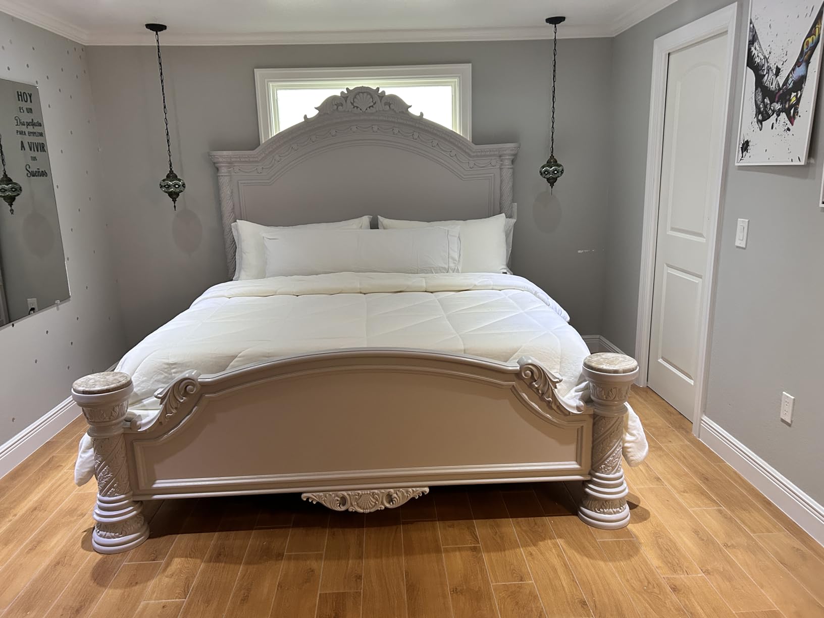 ESHINE Adjustable Bed Frame + 12
