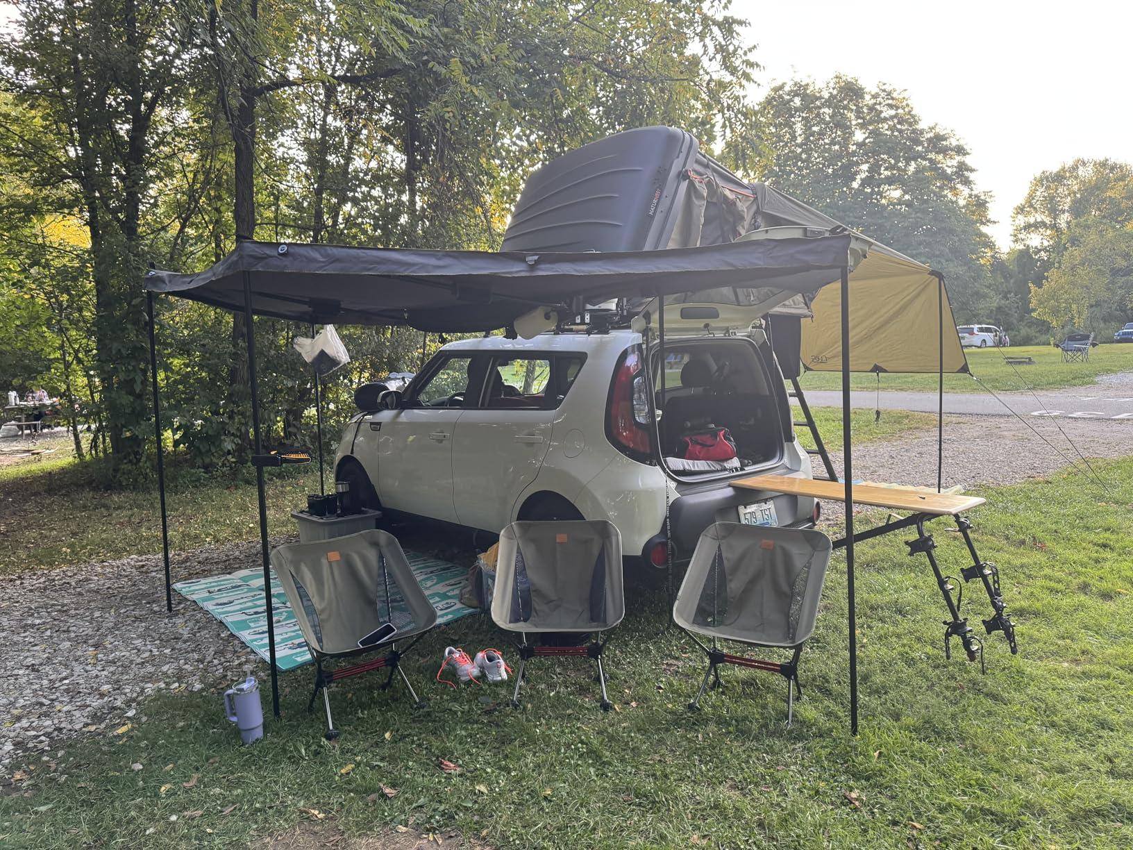 Overland Vehicle Systems HD Nomadic 180 LTE Awning Universal | 59 Sq Ft Coverage | Twist and Lock Technology customer photo 2