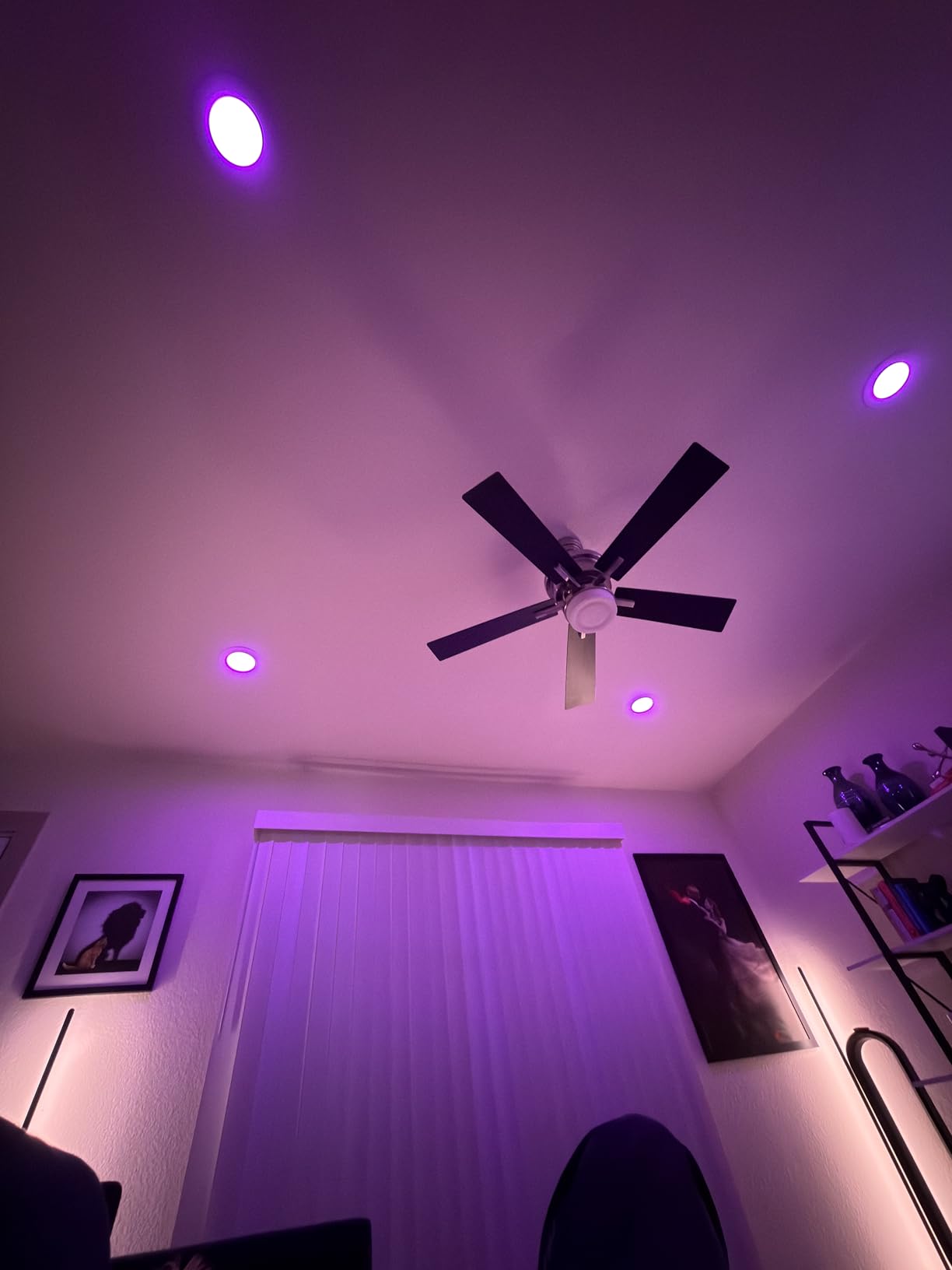 Govee Smart Retrofit Recessed Lighting 6 Inch, Wi-Fi Bluetooth Direct Connect RGBWW Retrofit Can Lights, 65 Scene Modes, Works with Alexa & Google Assistant, 1000 Lumens, 4 Pack customer photo 1