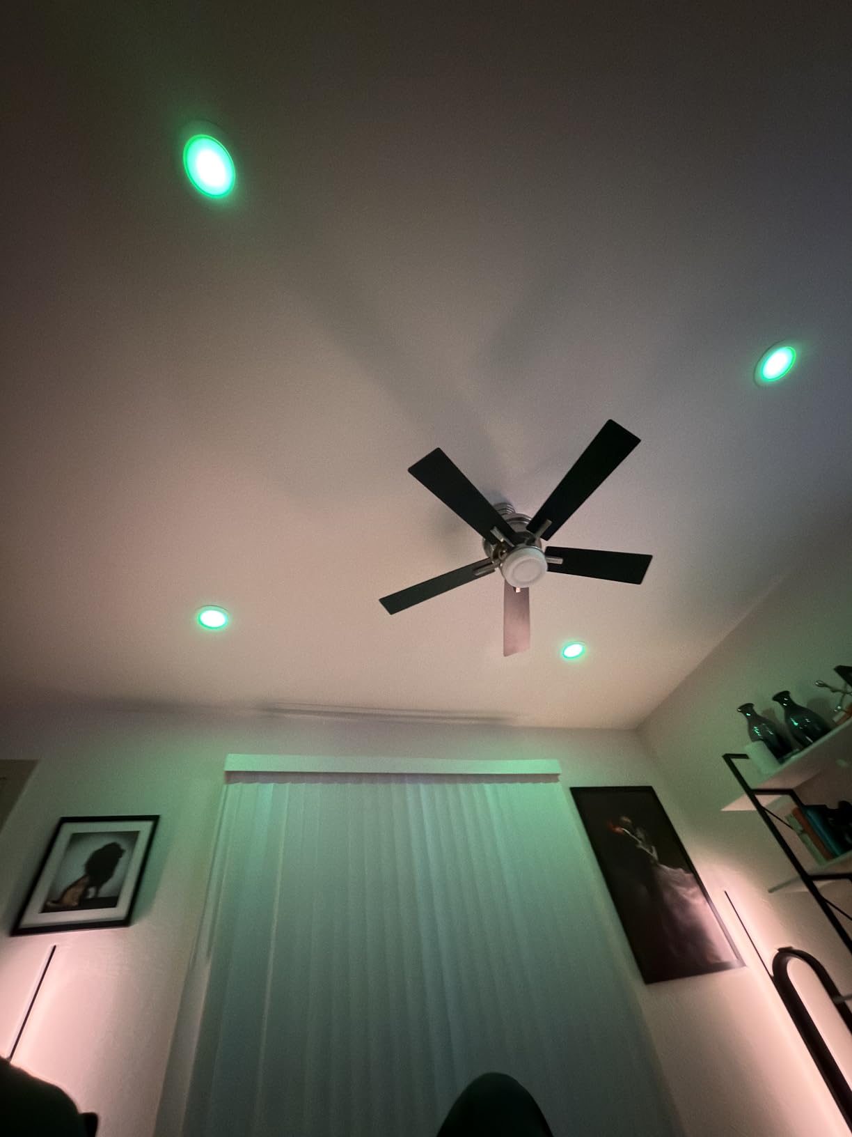Govee Smart Retrofit Recessed Lighting 6 Inch, Wi-Fi Bluetooth Direct Connect RGBWW Retrofit Can Lights, 65 Scene Modes, Works with Alexa & Google Assistant, 1000 Lumens, 4 Pack customer photo 2