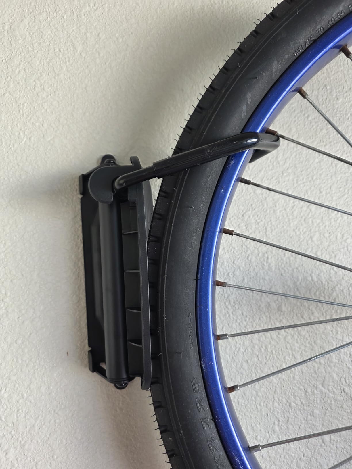 monTEK Swivel Bike Wall Mount, Bike Hangers for Garage, Space-Saving Vertical Bike Rack, Sturdy Bike Storage Rack Holds Up to 66lbs, Easy to Install, 2 Pack customer photo 1