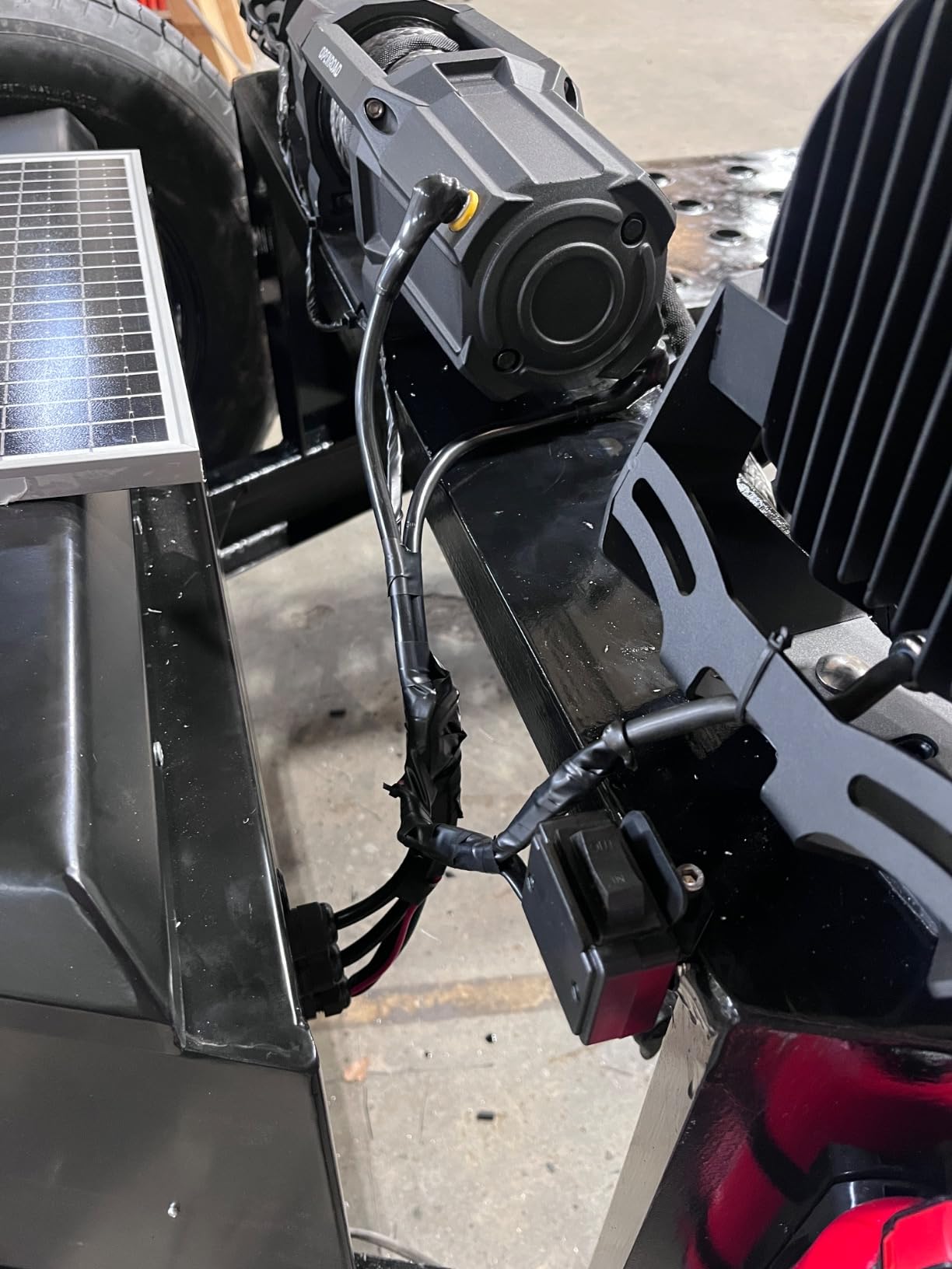 OPENROAD 4500 lb ATV/UTV Winch,12V Towing Off-Road Electric UTV Winch with 1/4