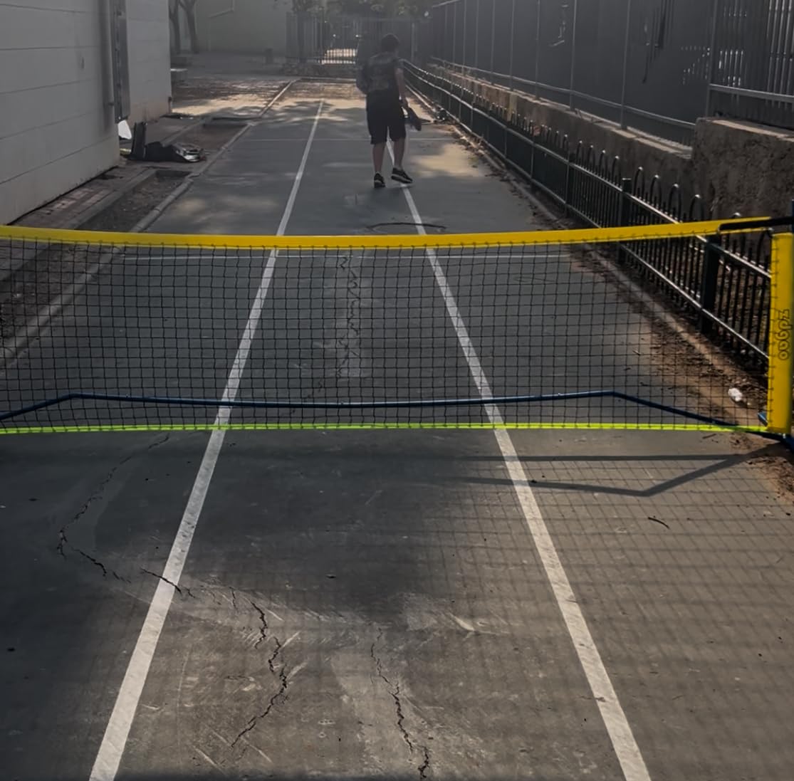 Zdgao Pickleball Net for Driveway with 22FT Regulation Size Pickleball Net, 4 Outdoor Pickleballs and Carry Bag, Weather Resistance Strong Steel Frame customer photo 2