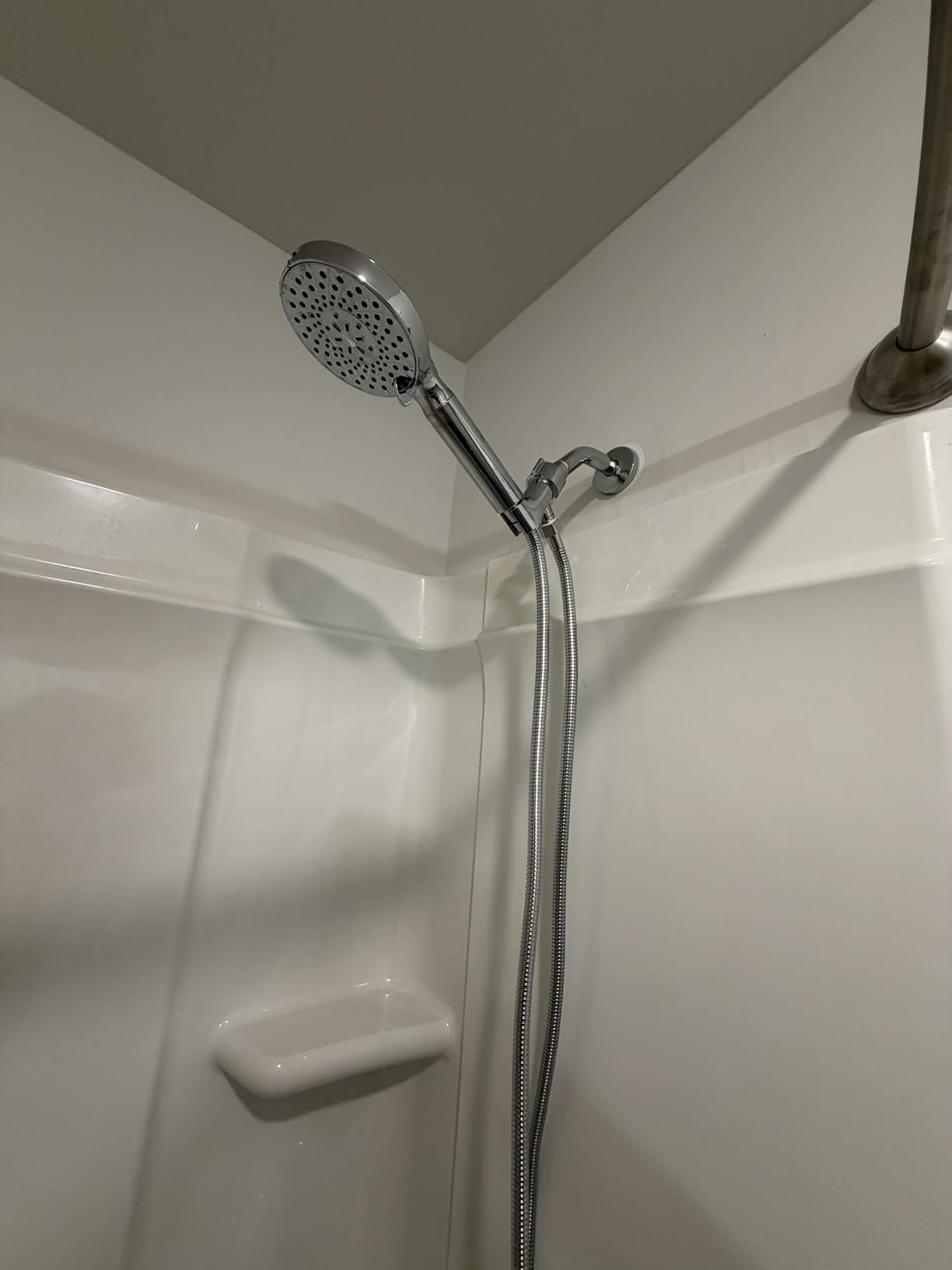 SR SUN RISE Filtered Shower Head with Handheld High Pressure 9 Spray Mode Showerhead Detachable Shower Head Water Softener Filters Beads for Hard Water Remove Chlorine 1 Filter Bright Silver customer photo 1