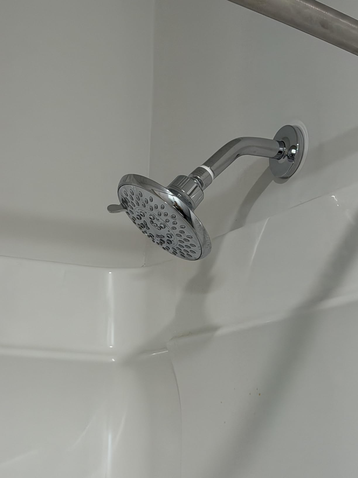 SR SUN RISE Filtered Shower Head with Handheld High Pressure 9 Spray Mode Showerhead Detachable Shower Head Water Softener Filters Beads for Hard Water Remove Chlorine 1 Filter Bright Silver customer photo 2