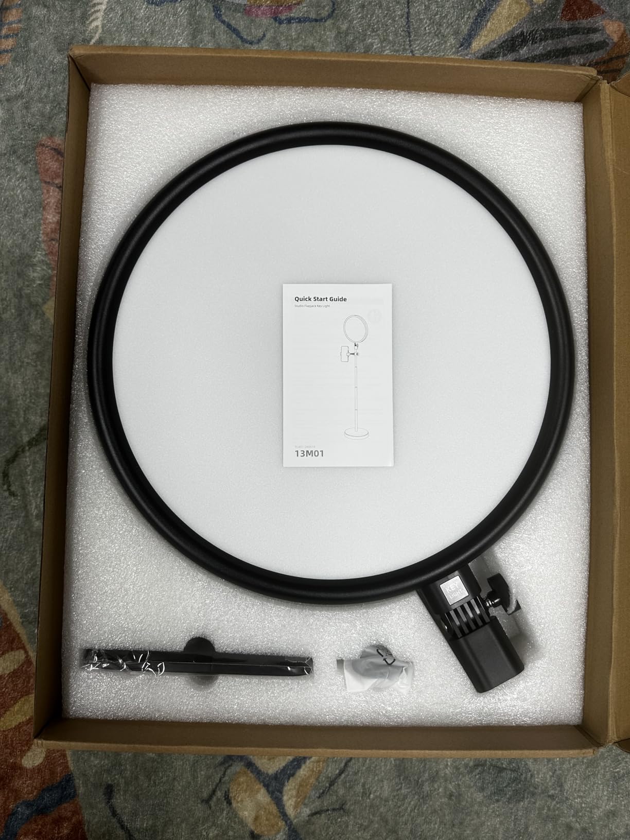 Weilisi Large Ring Light with 79 inch Stand, 6500K Professional Full-Screen Big Ring Light with Stand and Phone Holder, Selfie Light with Remote for Studio Video Photography, TikTok, YouTube, Live Stream customer photo 2